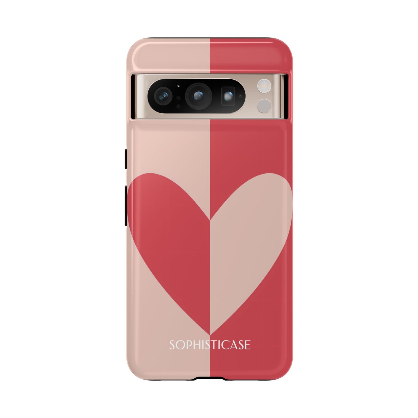 Be Mine in Red and Brown - Protective Phone Case for Google Pixel - Sophisticase