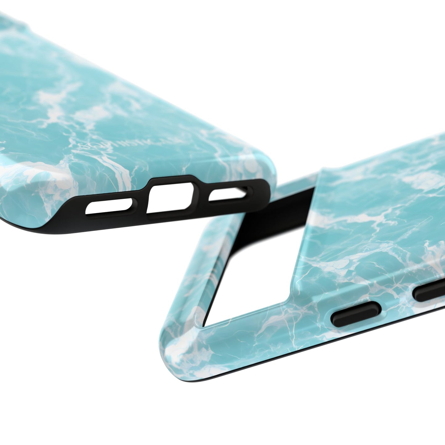 Marble Crush in Aqua - Tough Phone Case