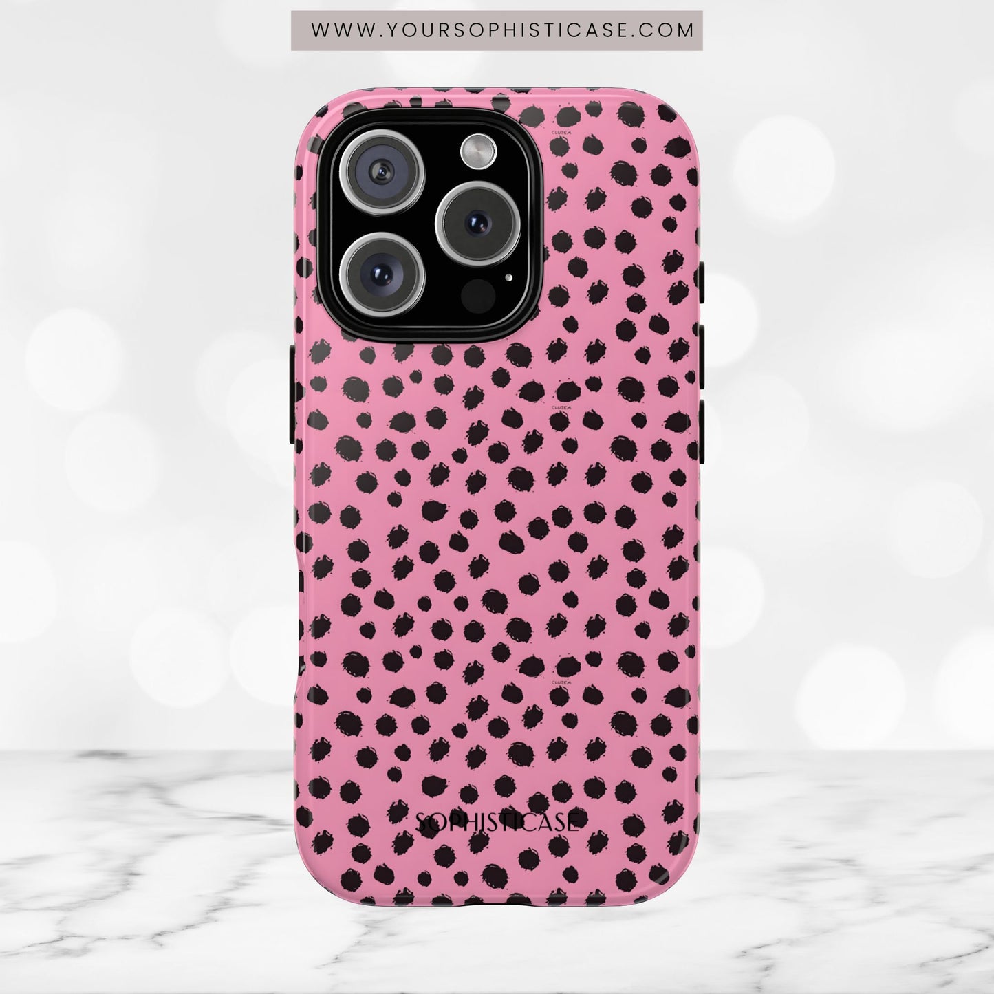 Cheetahs and Liars in Pink - iPhone Case