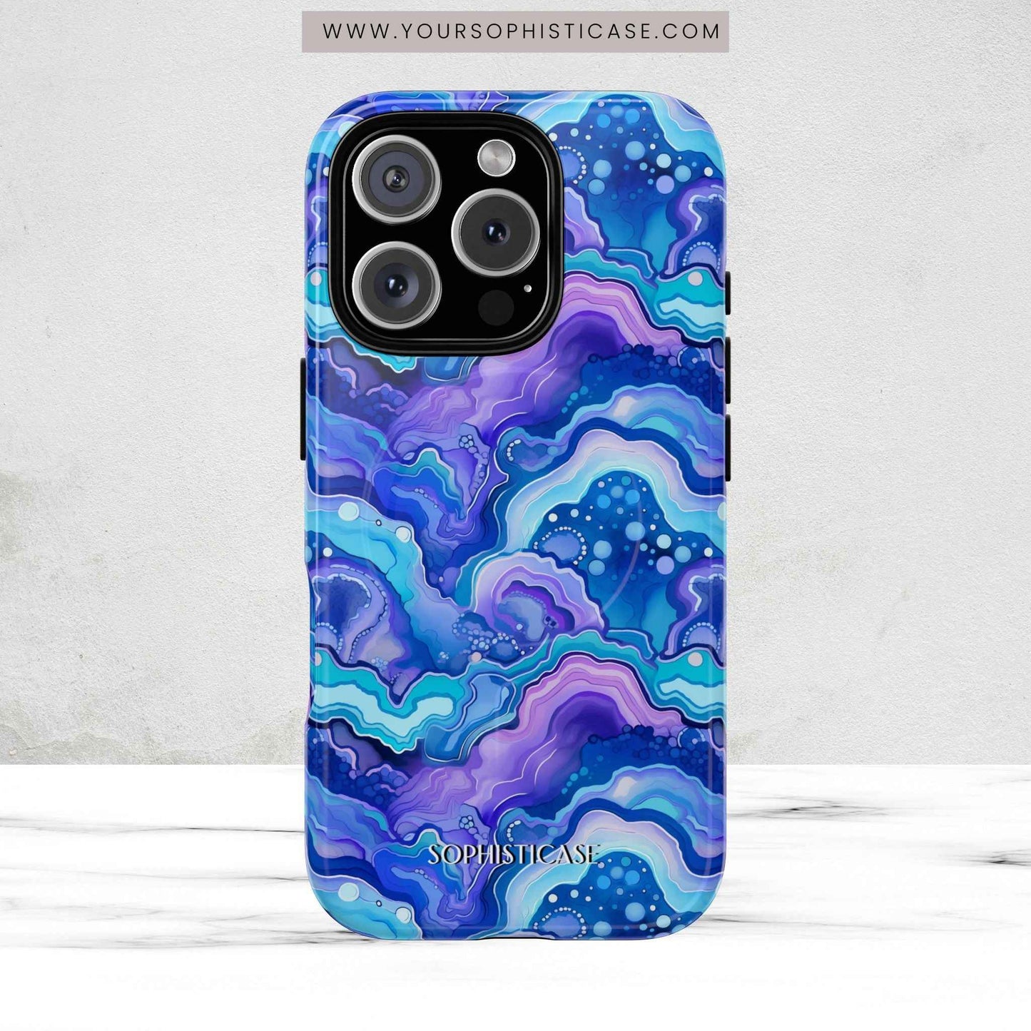 Nightstone in Lapis Wave - Magsafe Case