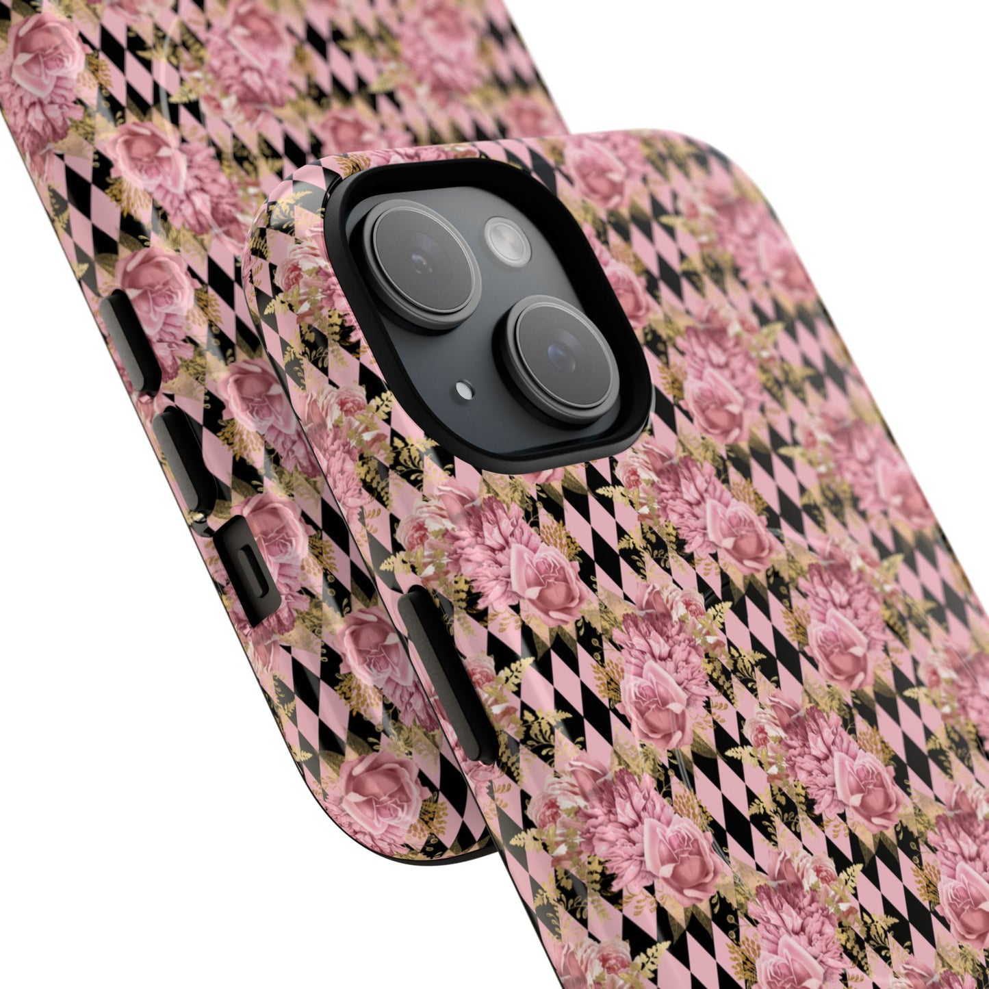 Rose Diamond Romance in Valentina - Magsafe Phone Case