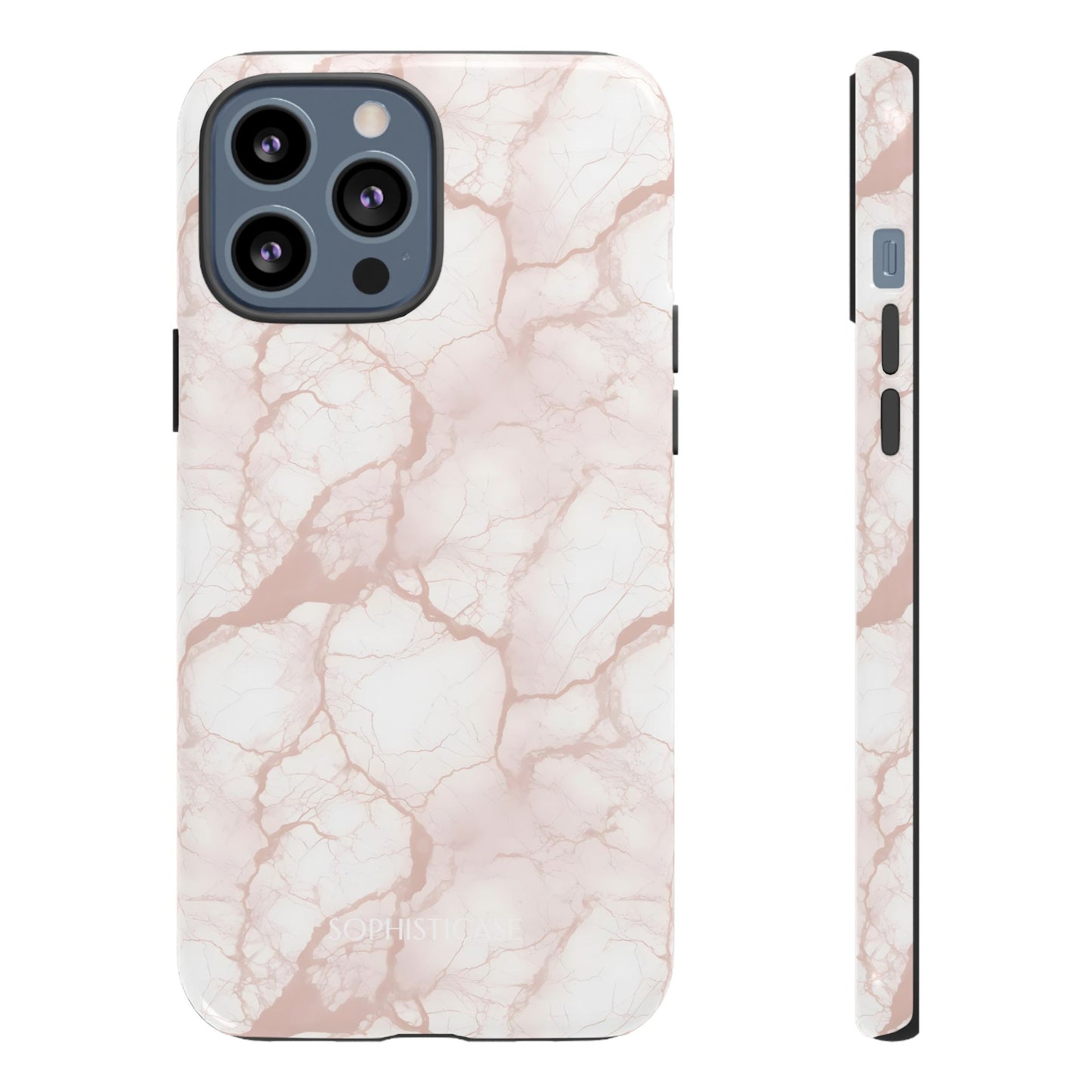 Marble Opulence in Neutral Beige - iPhone Case
