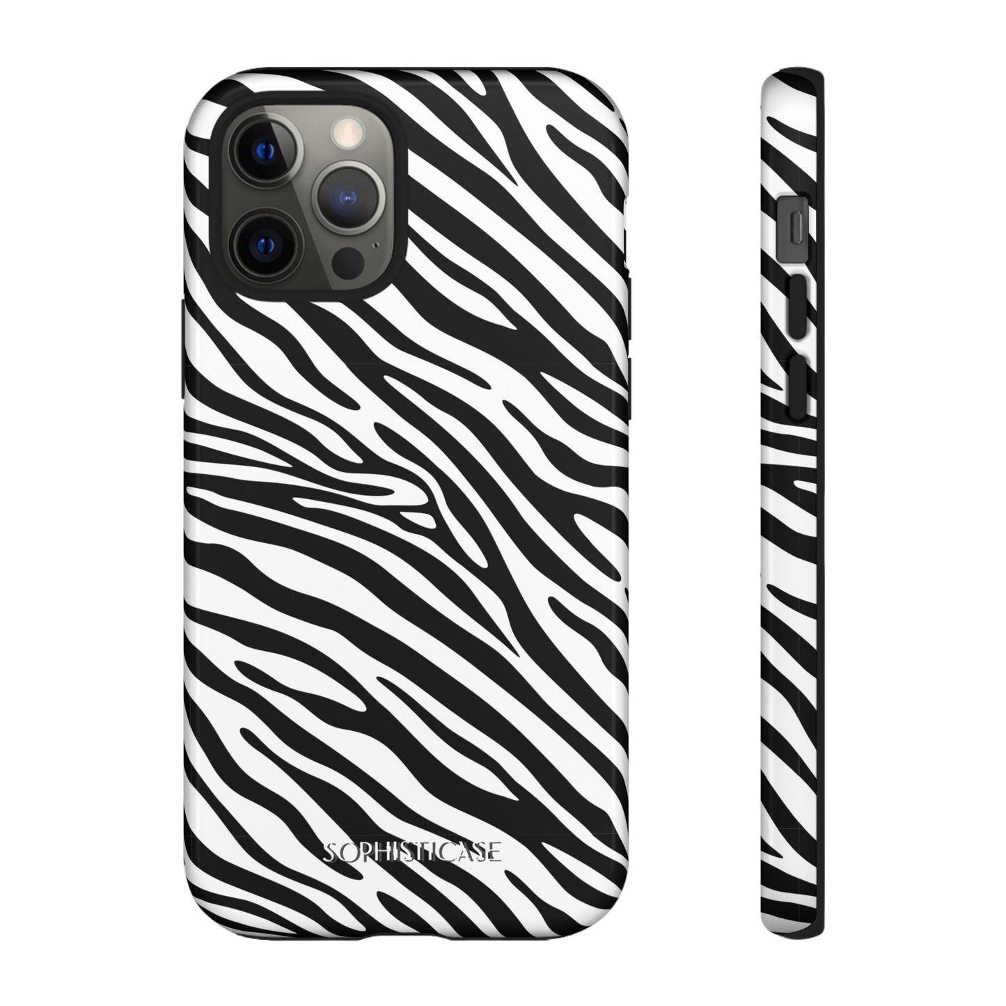 Dark Thoughts in Urban Zebra - Tough Phone Case