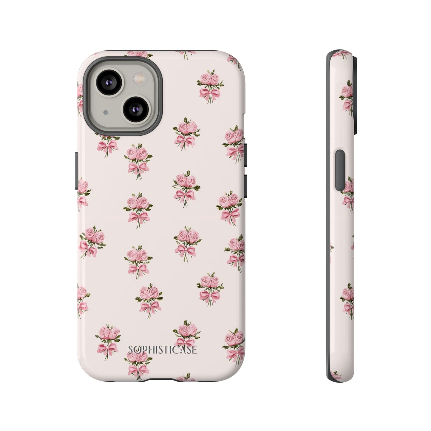 The Sweetest Thing in Coquette Rose Bouquet - iPhone Case