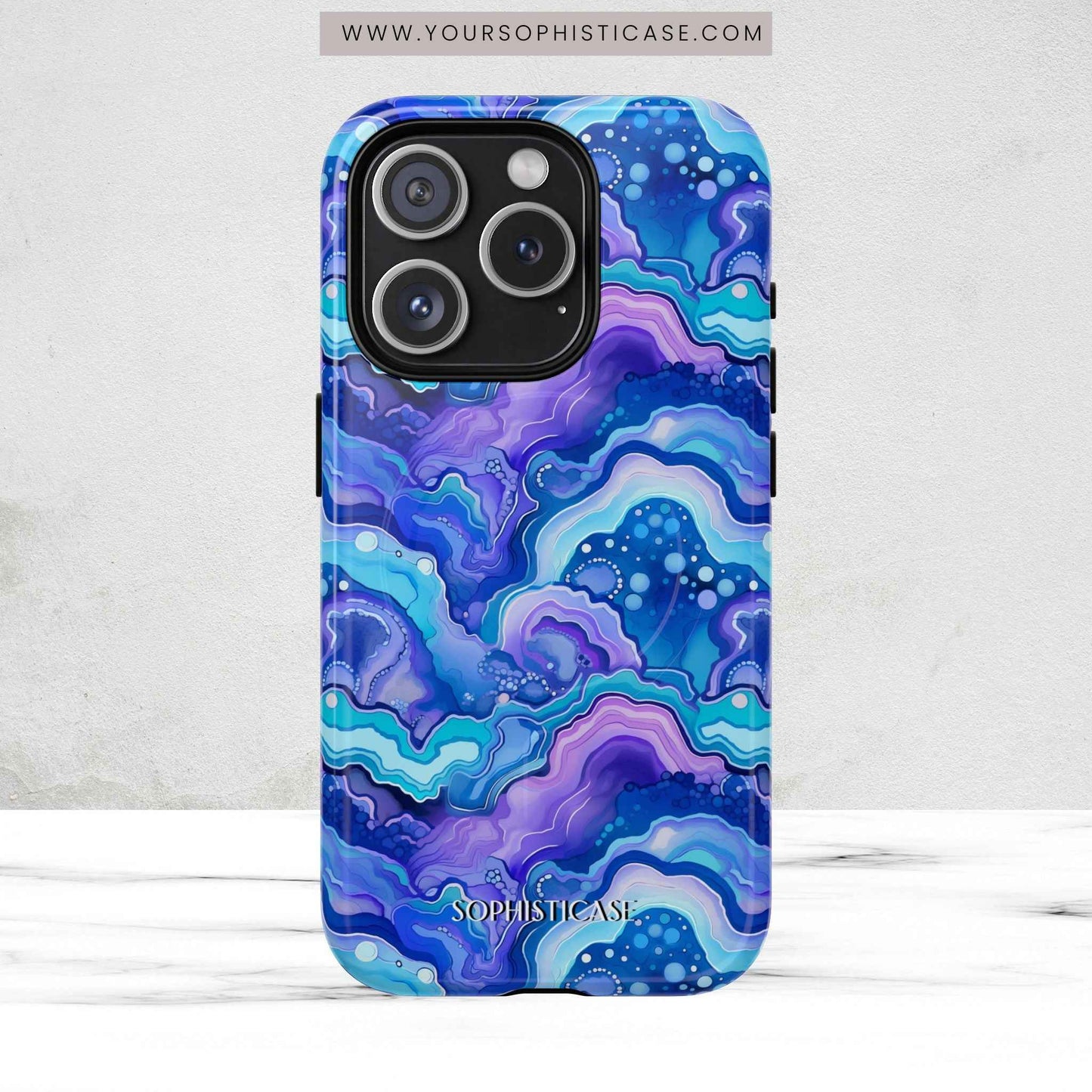 Nightstone in Lapis Wave - Magsafe Case