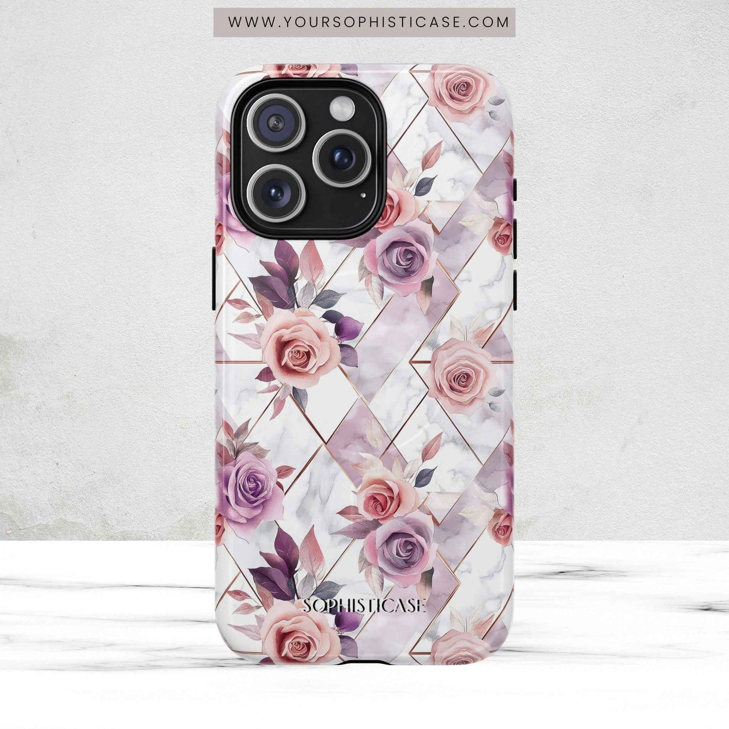 Royal Floral in Blush Manor - iPhone Magsafe Case