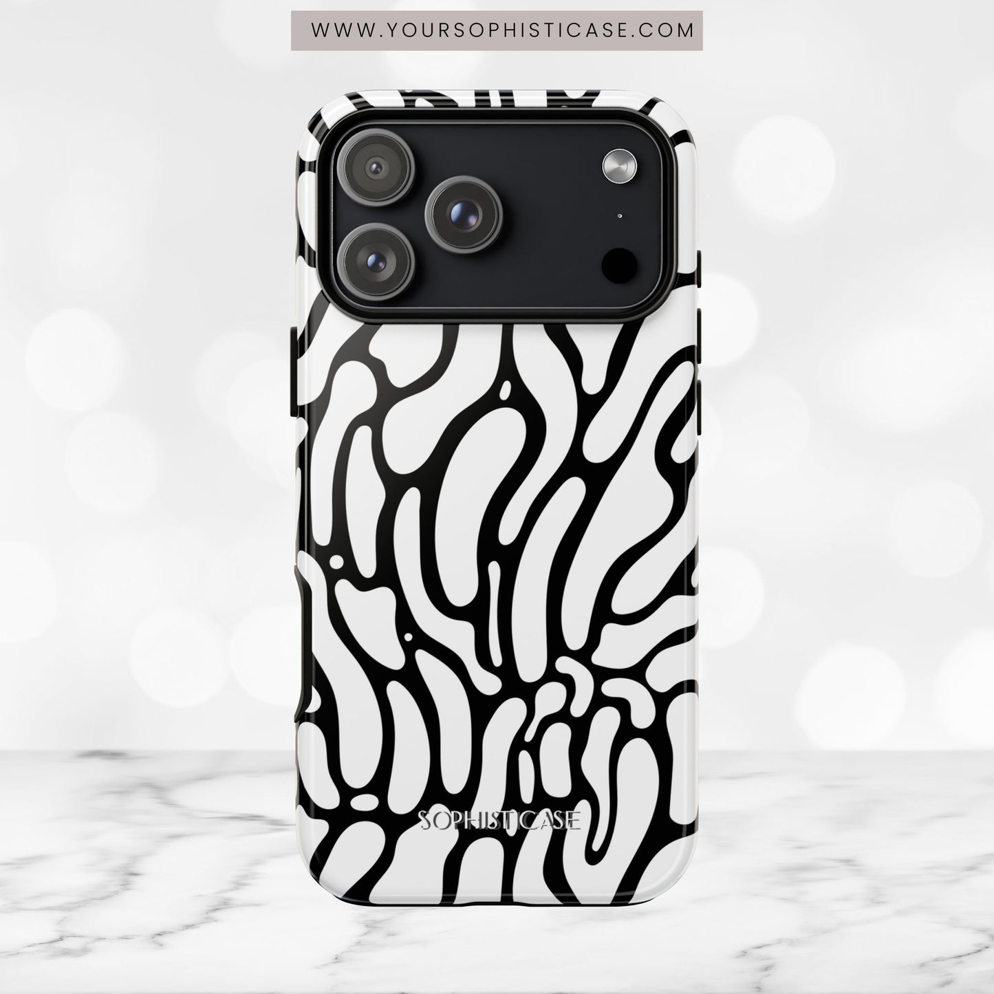 Dark Thoughts in Onyx - Tough Phone Case
