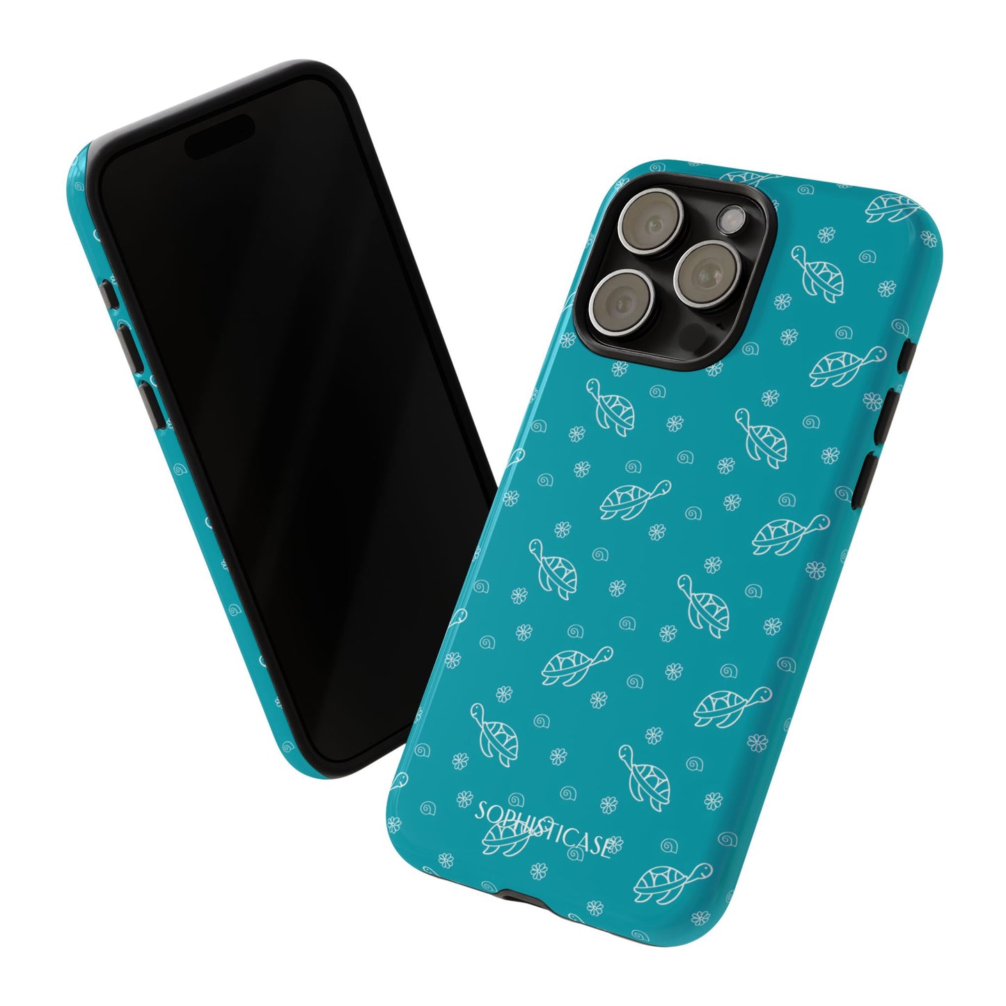 Turtle Island in Aqua - iPhone Magsafe Case