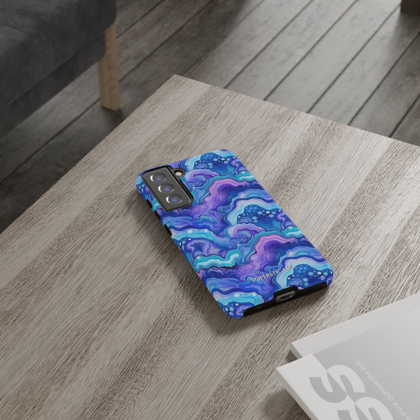 Nightstone in Lapis Wave - Tough Phone Case