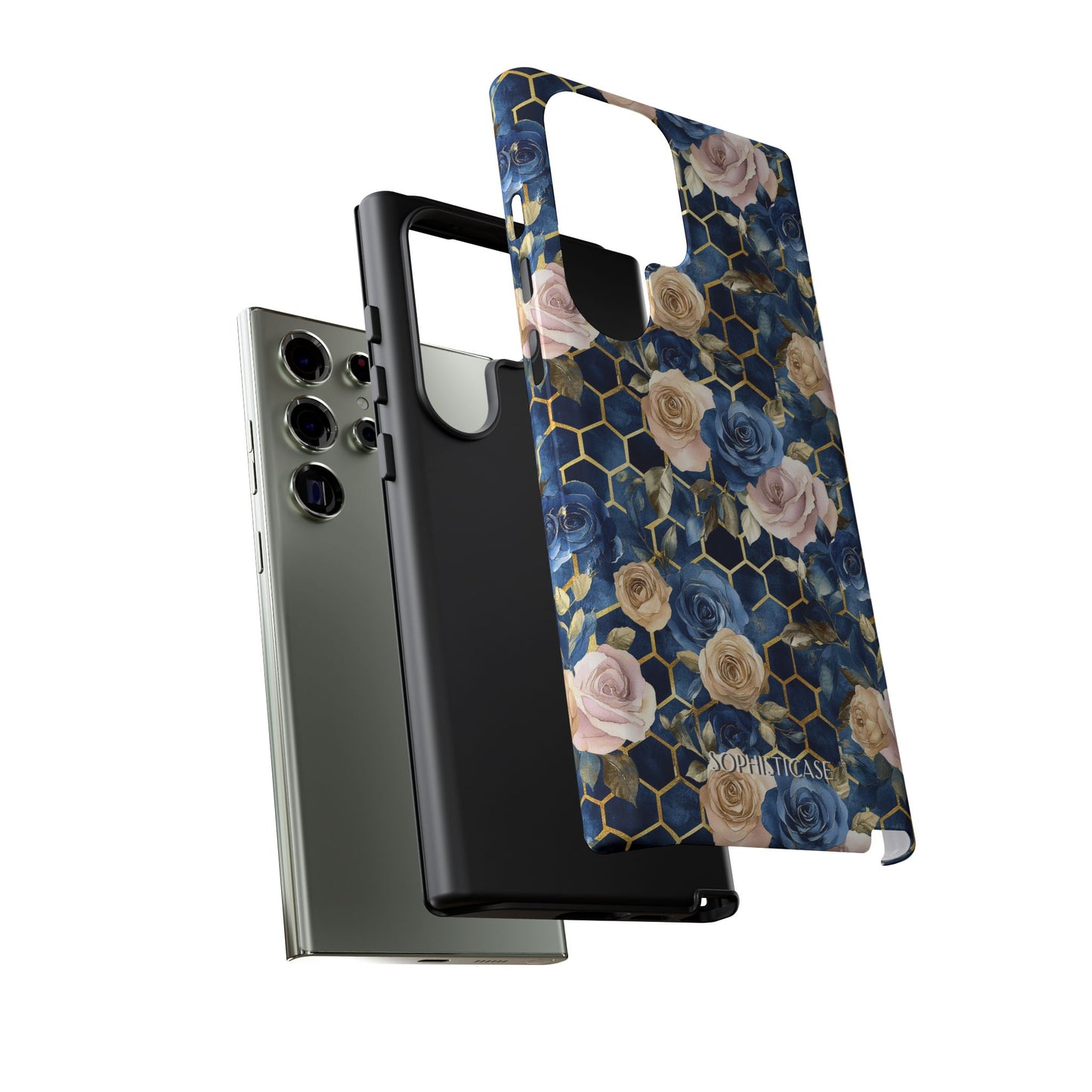 Royal Floral in Midnight Rose - Tough Phone Case