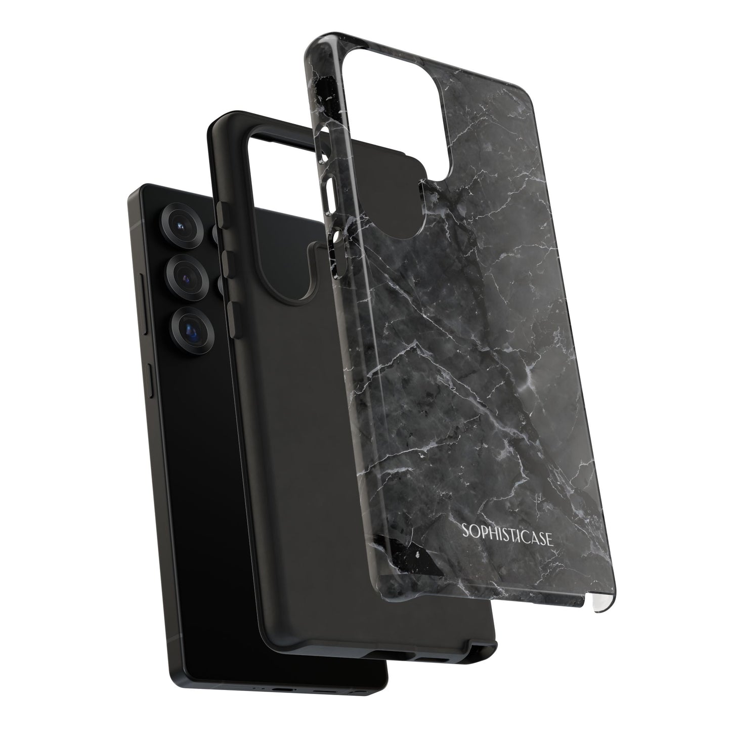 Marble Opulence in Black - iPhone Case, Samsung Galaxy Case, Google Pixel Case