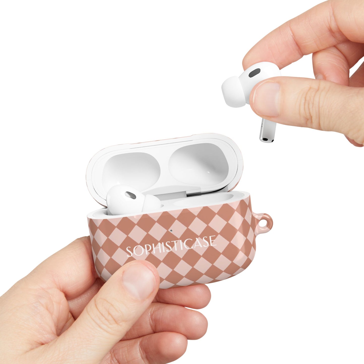 AirPod Cases - Diamond Diva in Neutral Brown
