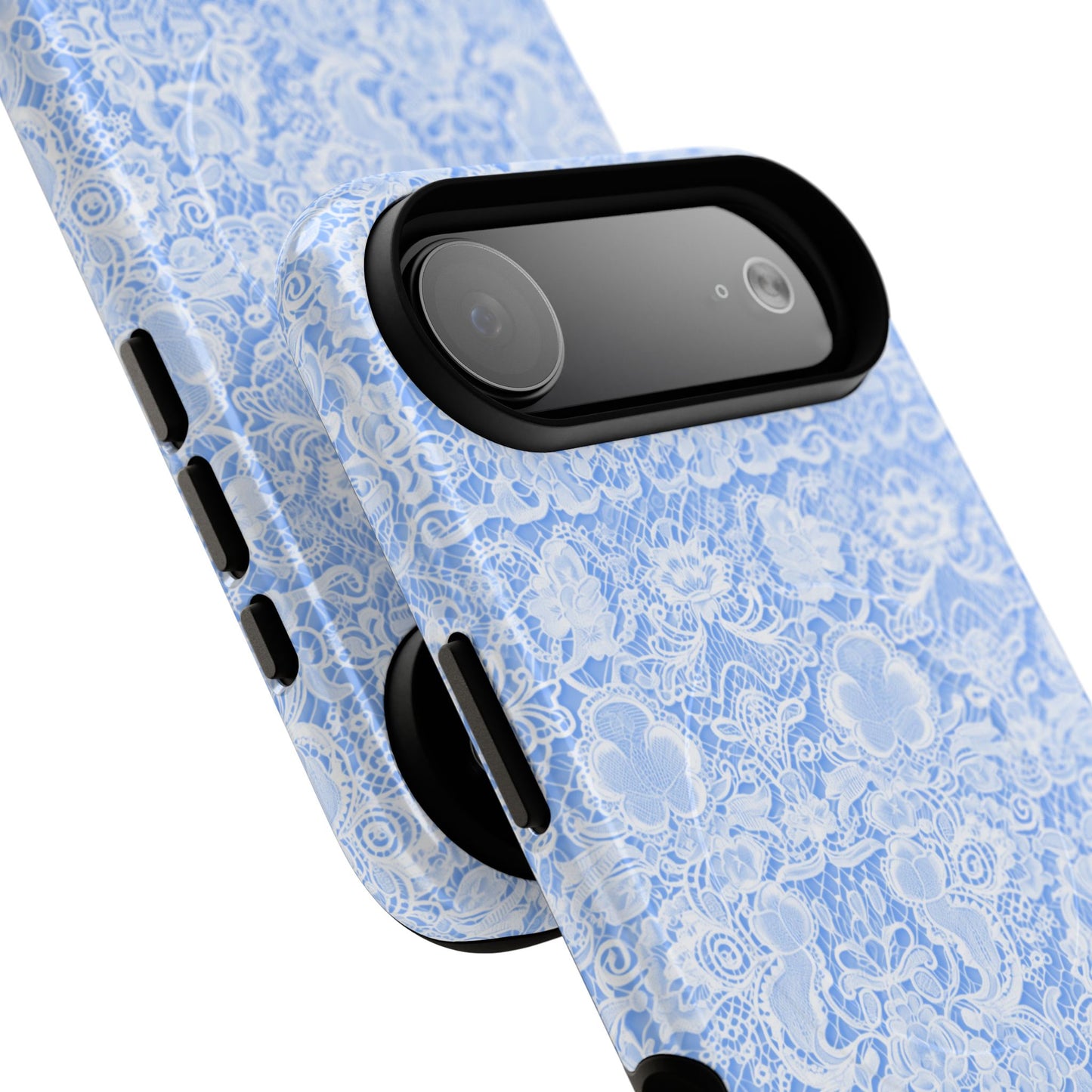 Luxe Lace in Blue - Magsafe Case