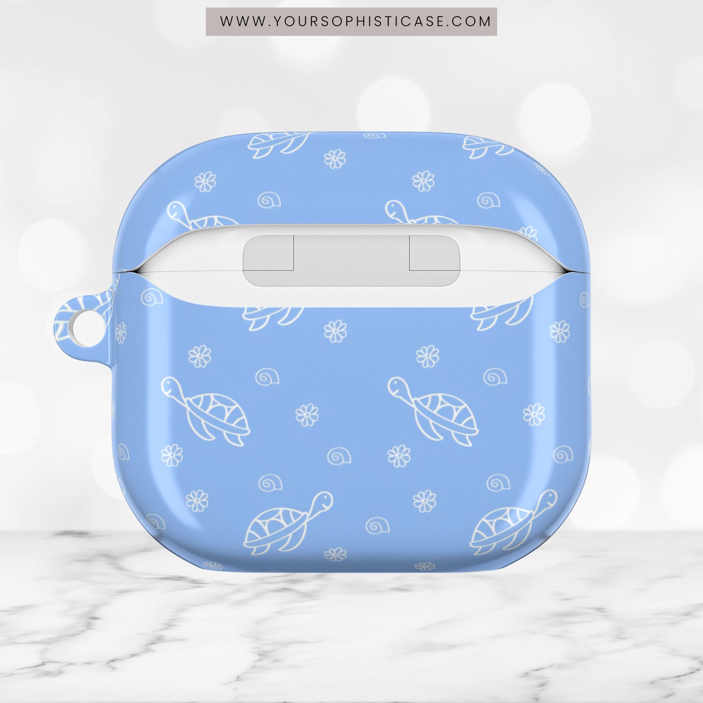AirPod Cases - Turtle Island in Blue