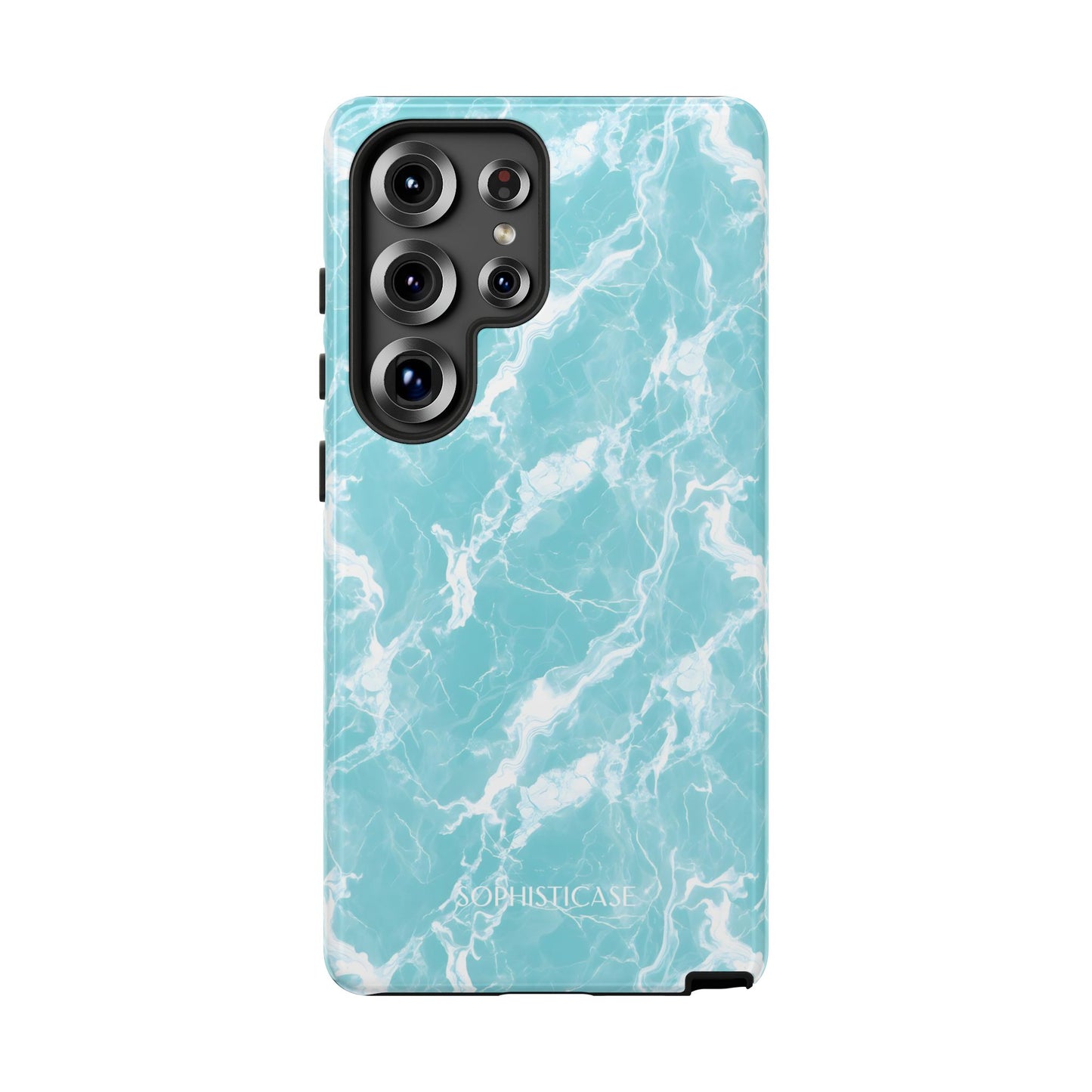 Marble Crush in Aqua - Samsung Galaxy Case