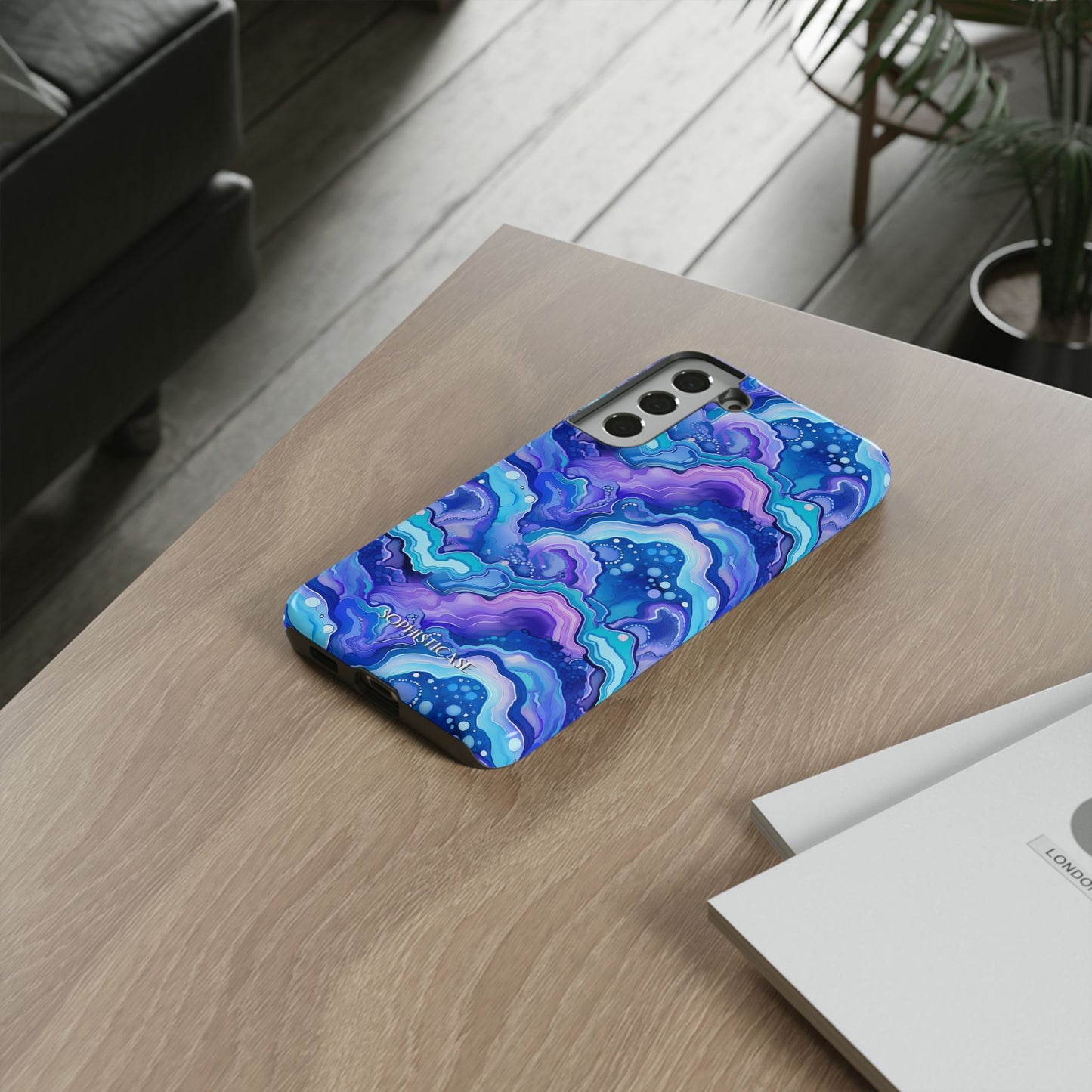 Nightstone in Lapis Wave - Tough Phone Case