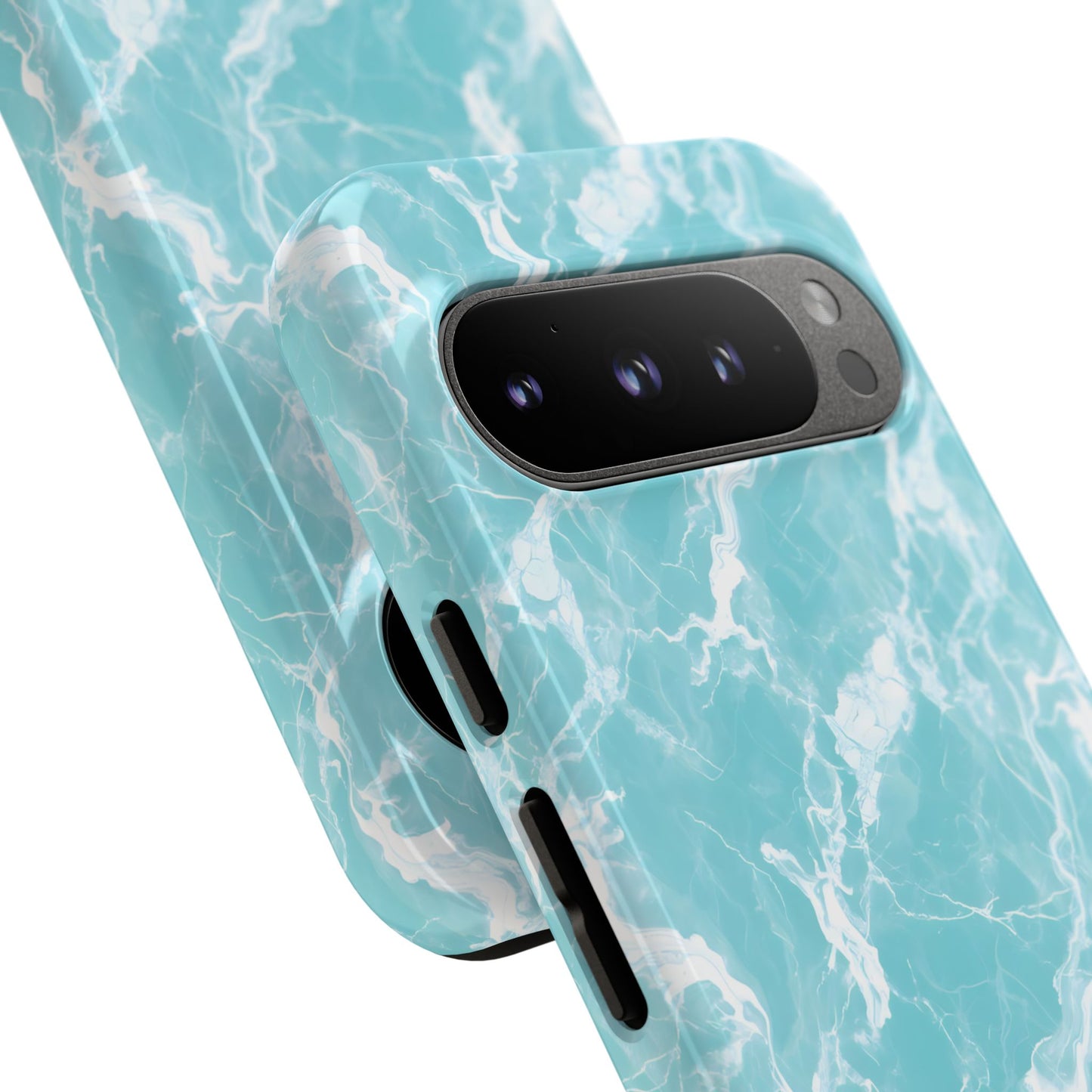Marble Crush in Aqua - Tough Phone Case