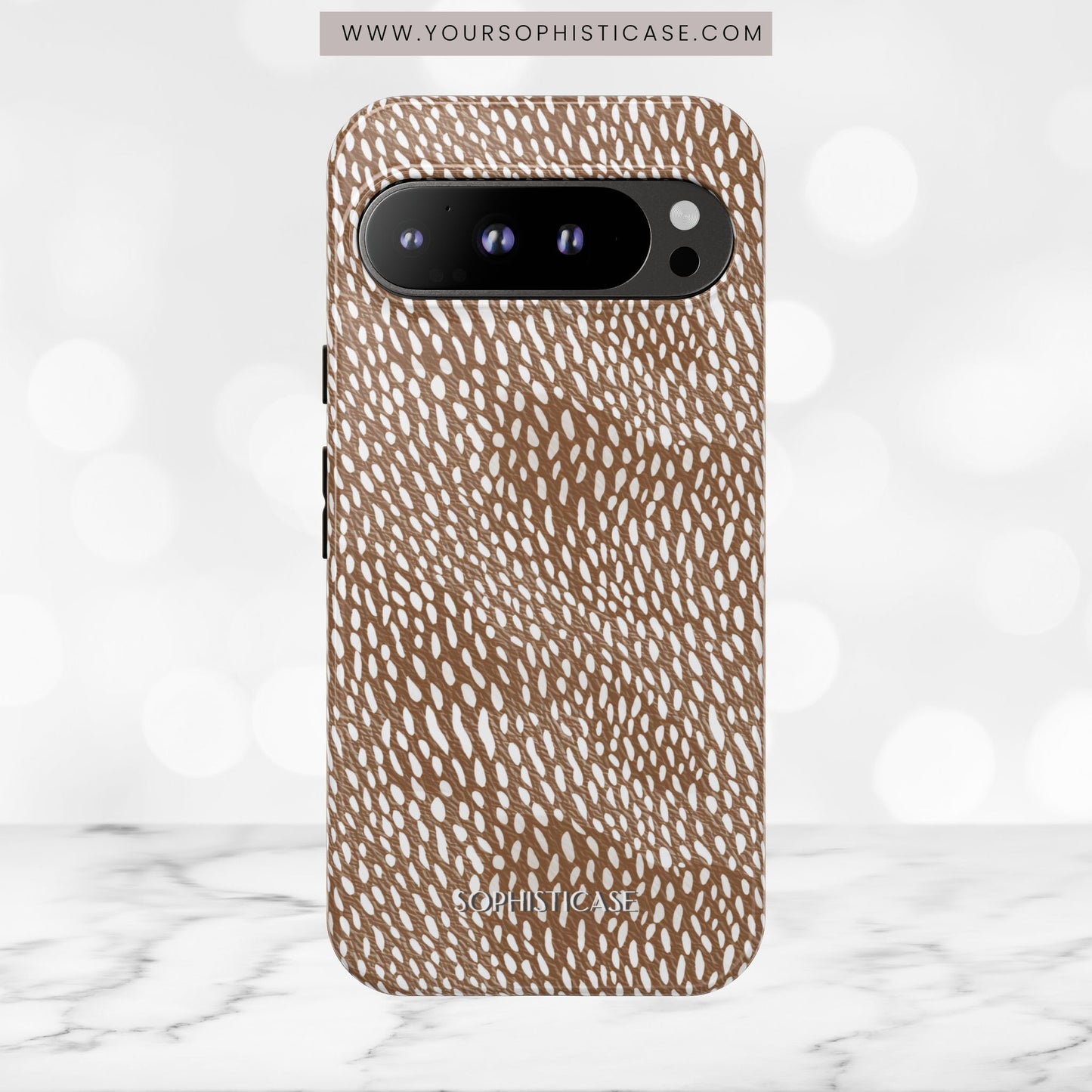 Oh Deer! in Brown- Tough Phone Case