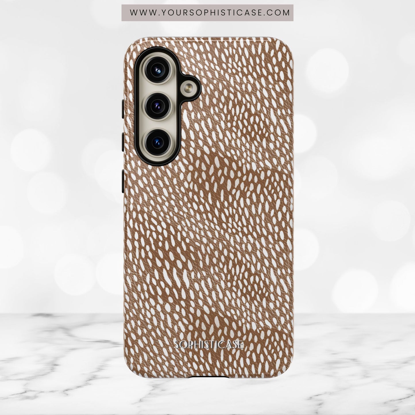 Oh Deer! in Brown- Tough Phone Case