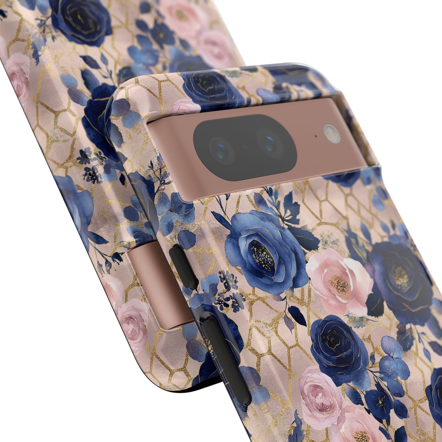 Royal Floral in Navy Blush - Tough Phone Case