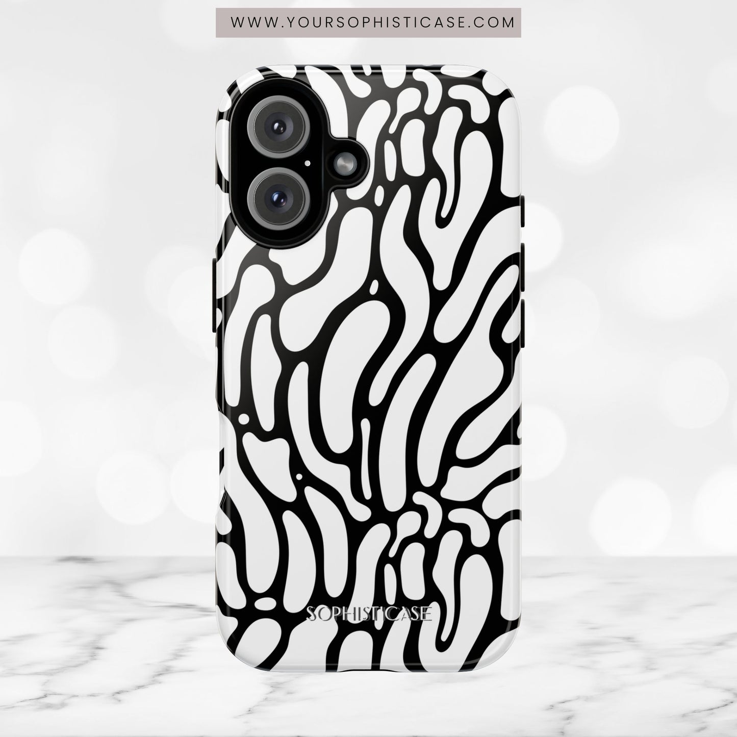Dark Thoughts in Onyx - Tough Phone Case