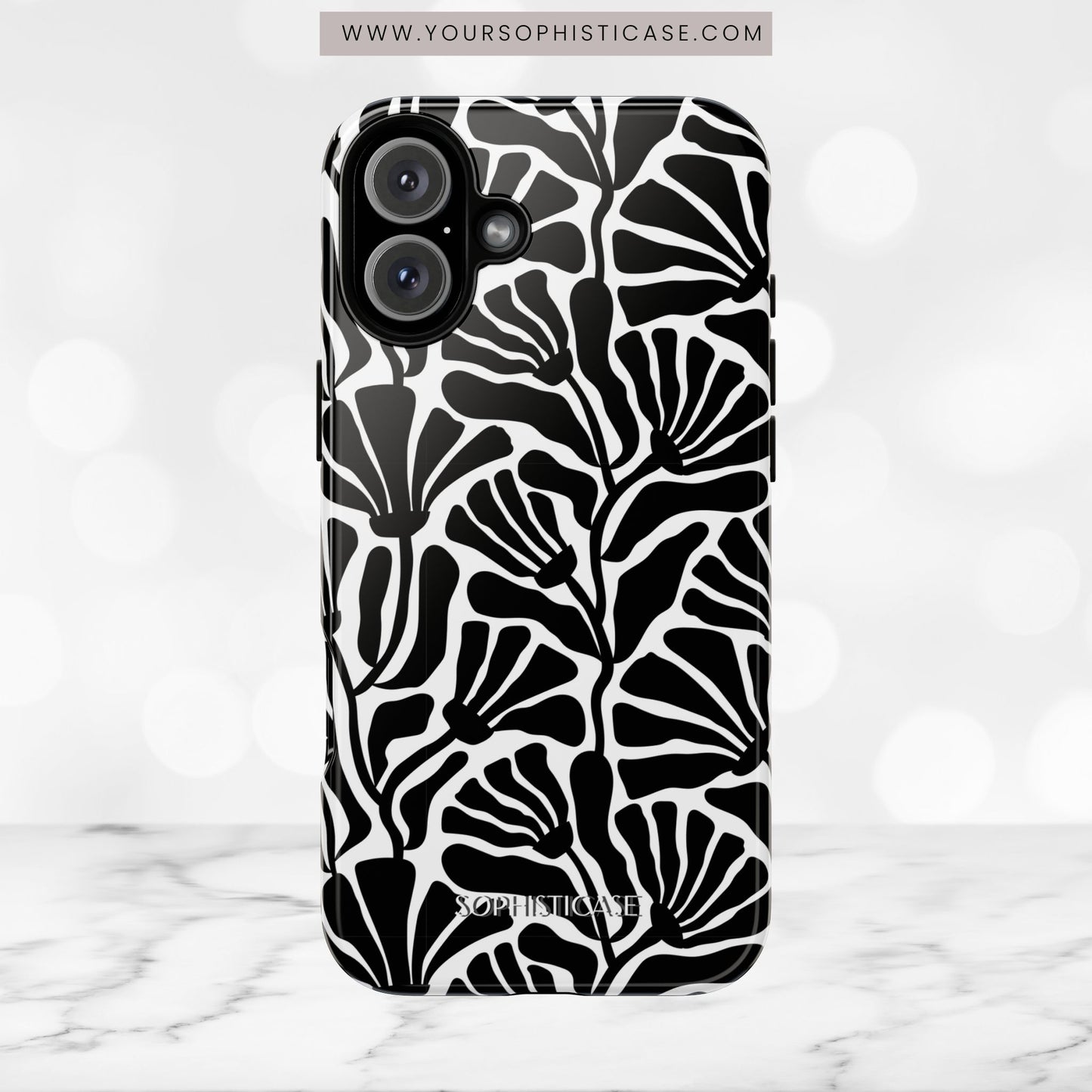 Dark Thoughts in Urban Vine - Tough Phone Case