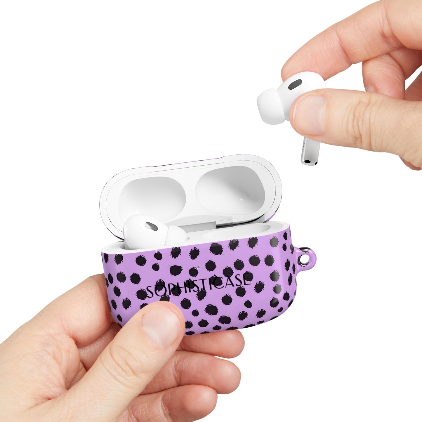 AirPod Cases - Cheetahs and Liars in Purple