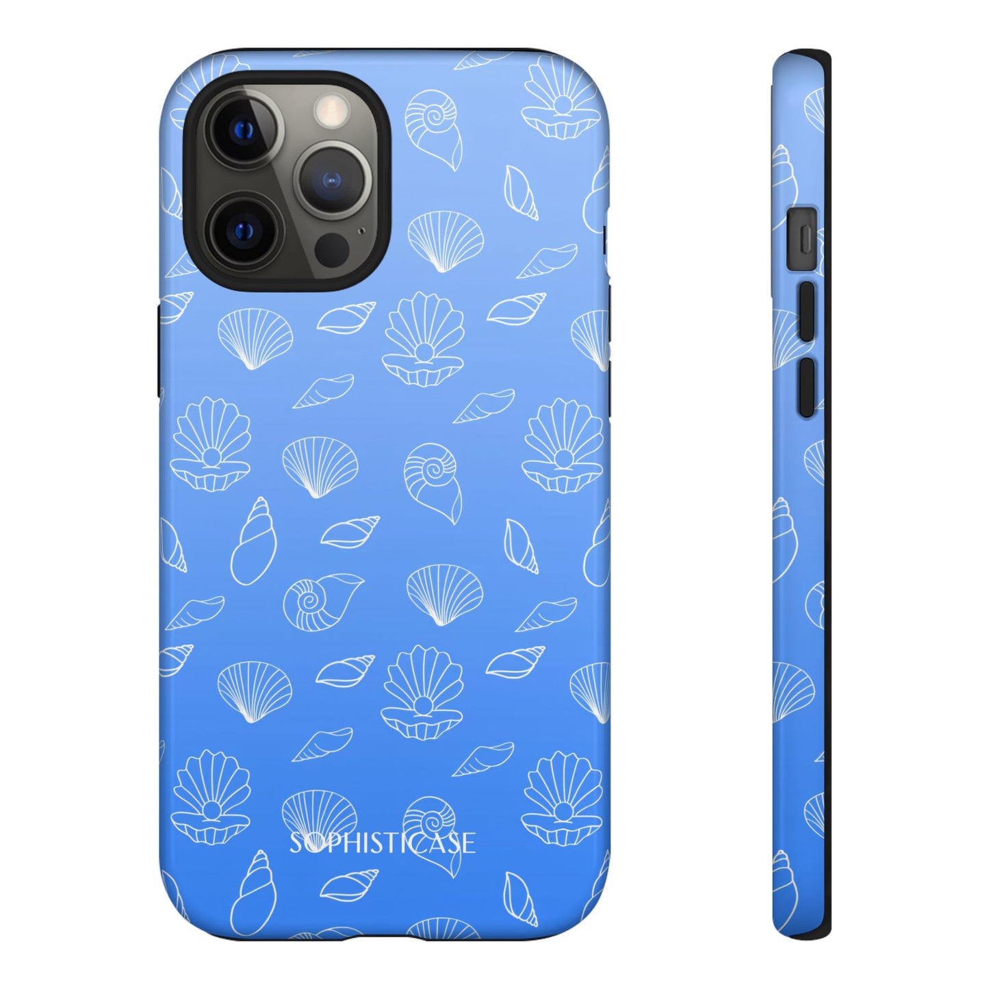 Seashell Society in Ocean Blue - iPhone Case