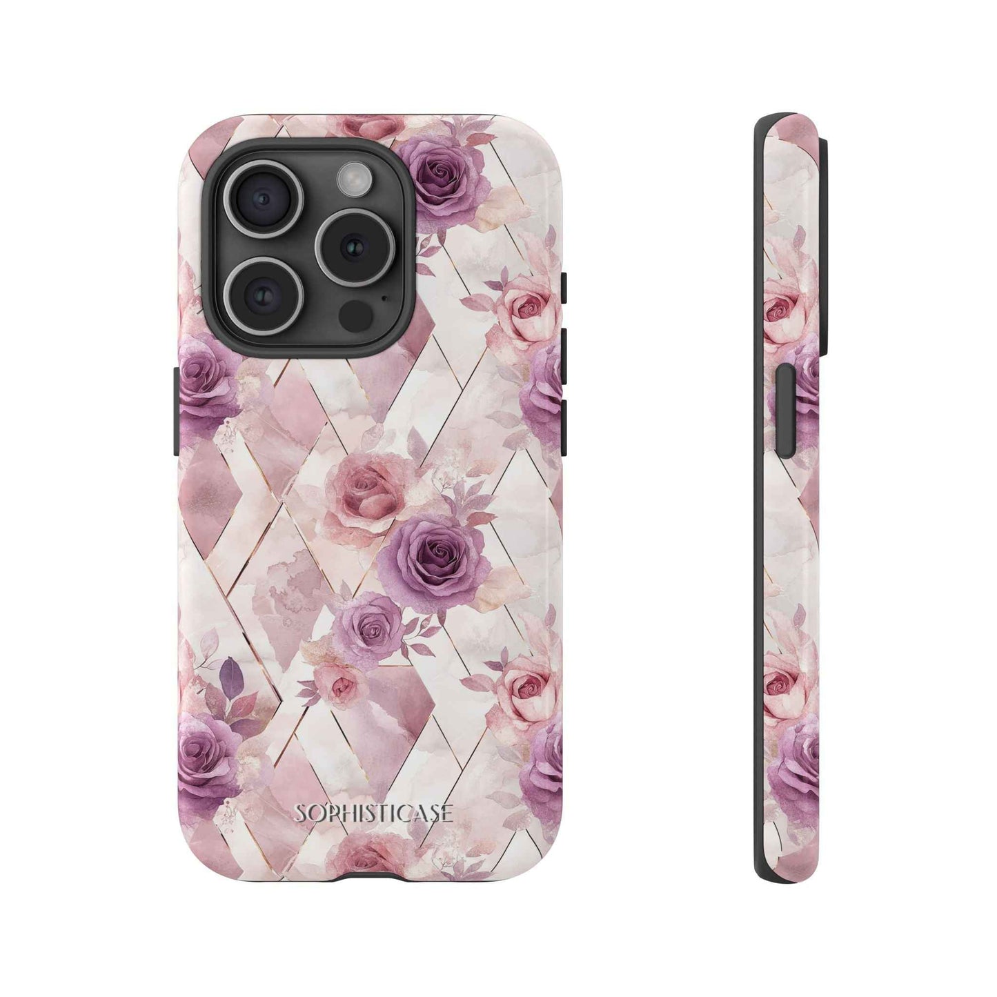 Royal Floral in Mauve Rose - Tough Phone Case