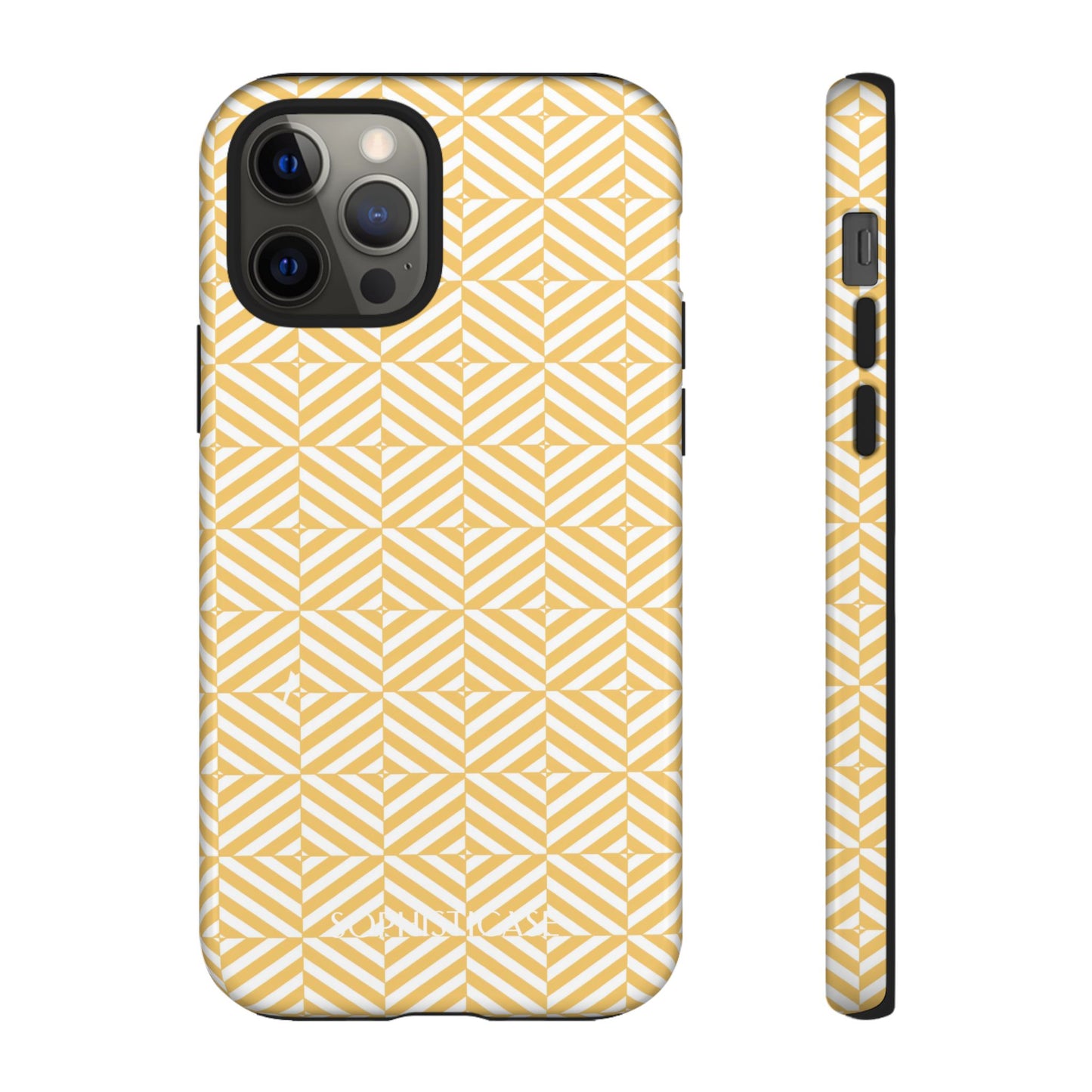 Illusions in Yellow - Tough Phone Case for iPhone