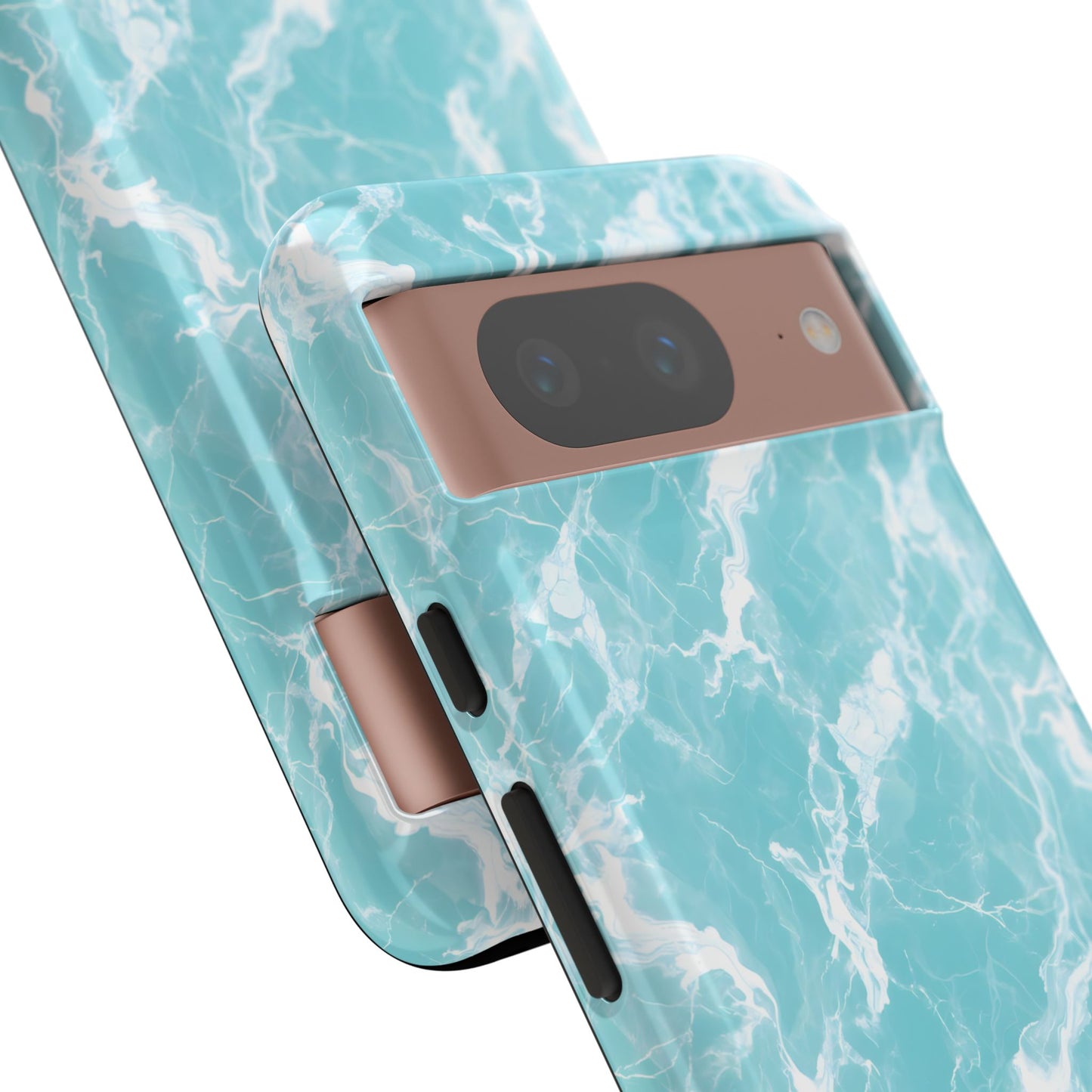 Marble Crush in Aqua - Tough Phone Case