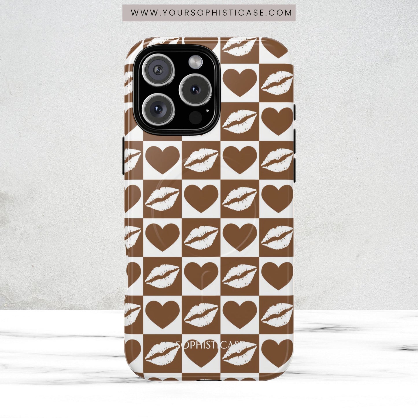 Belle Amie in Deep Brown - Magsafe Case