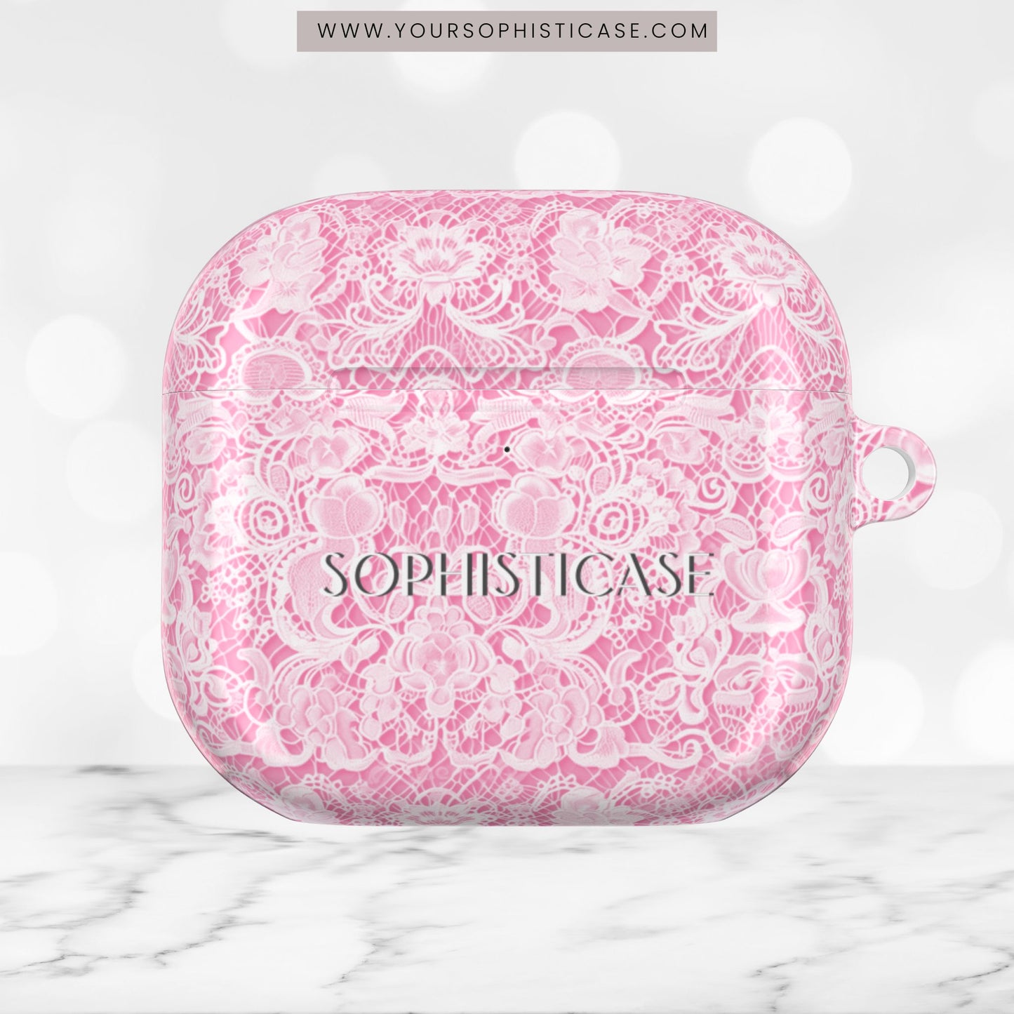 AirPod Cases - Luxe Lace in Pink