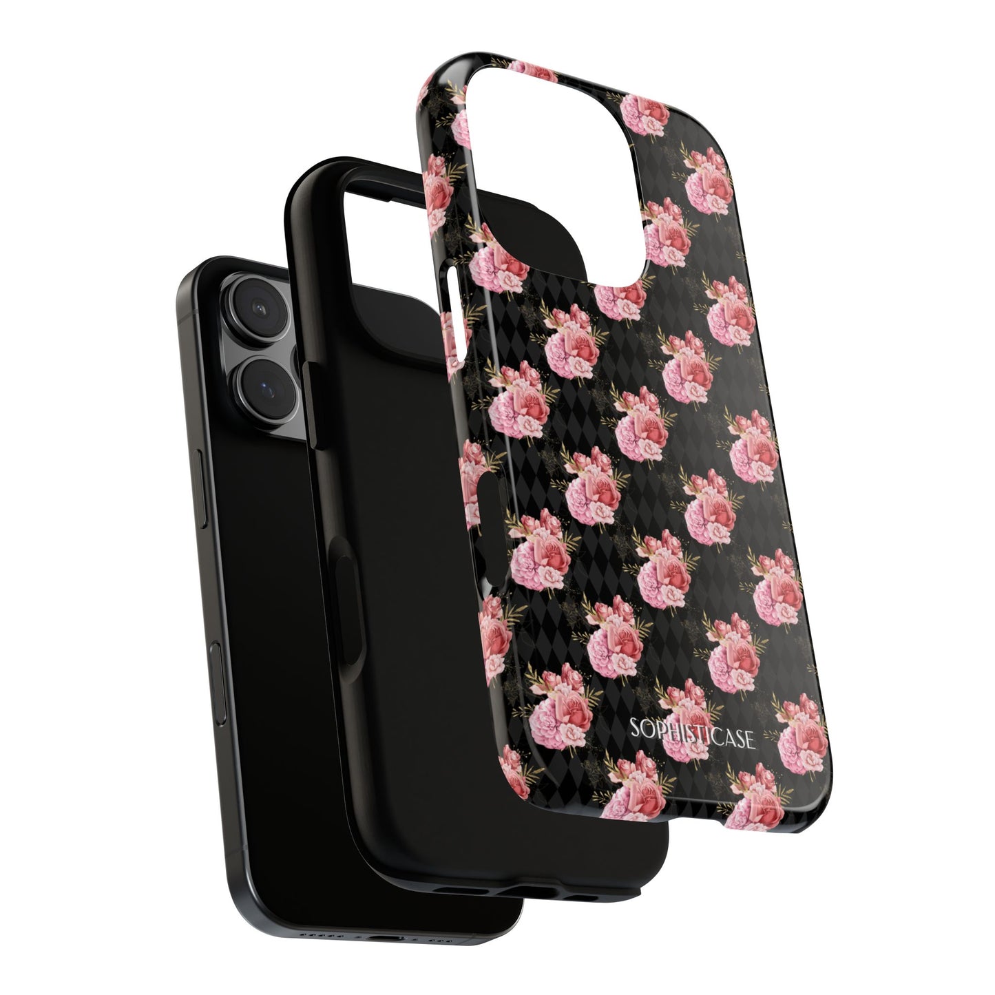 Rose Diamond Romance in Vivienne - iPhone Case