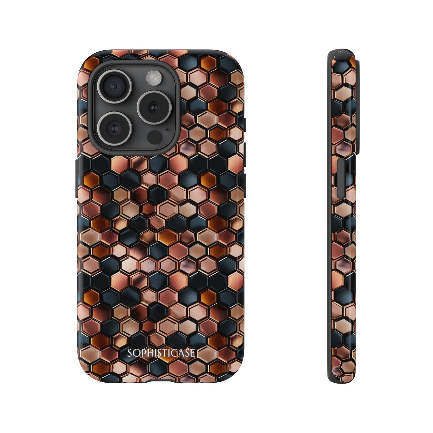 Rose' Runway in Honeycomb Mosaic - Tough Phone Case