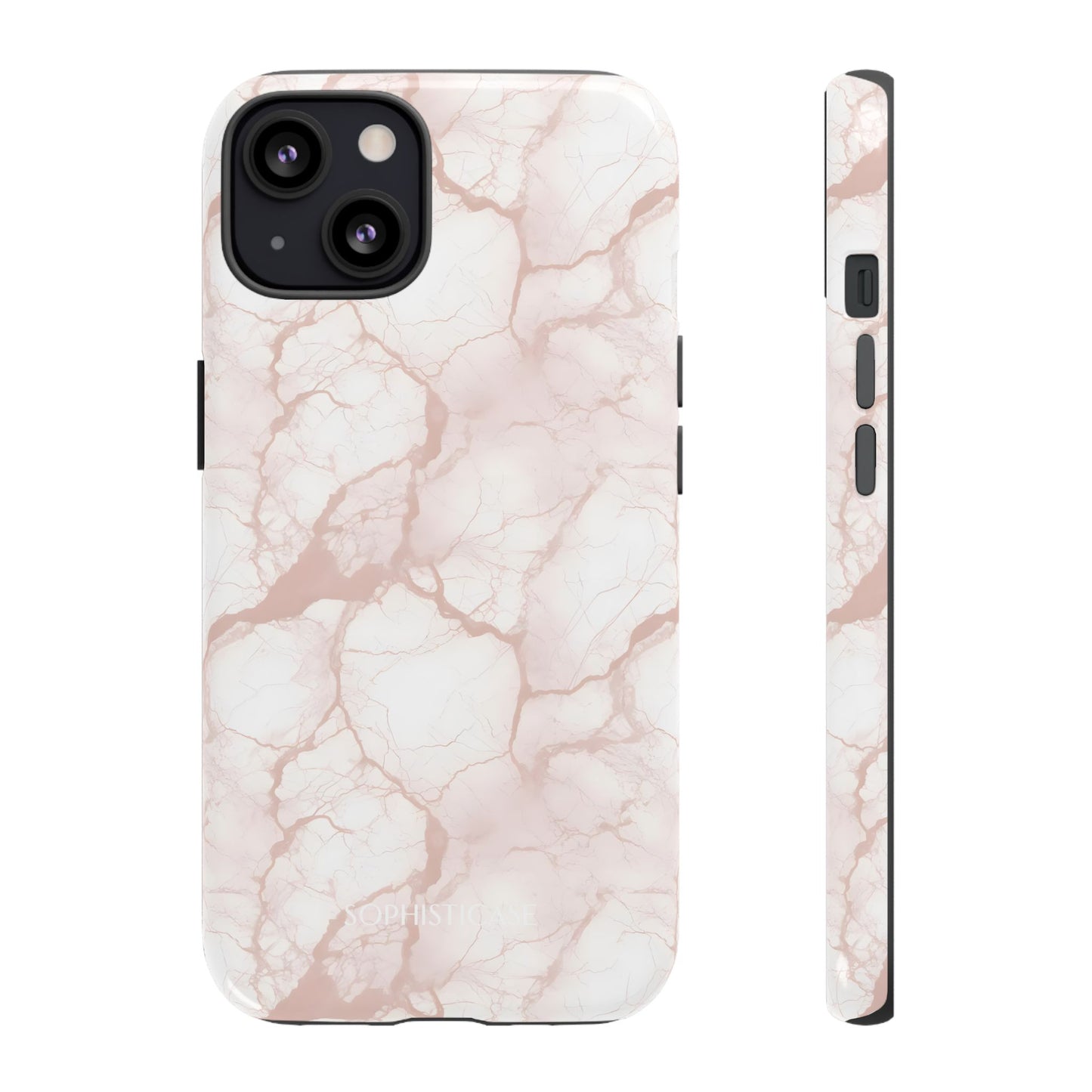 Marble Opulence in Neutral Beige - iPhone Case