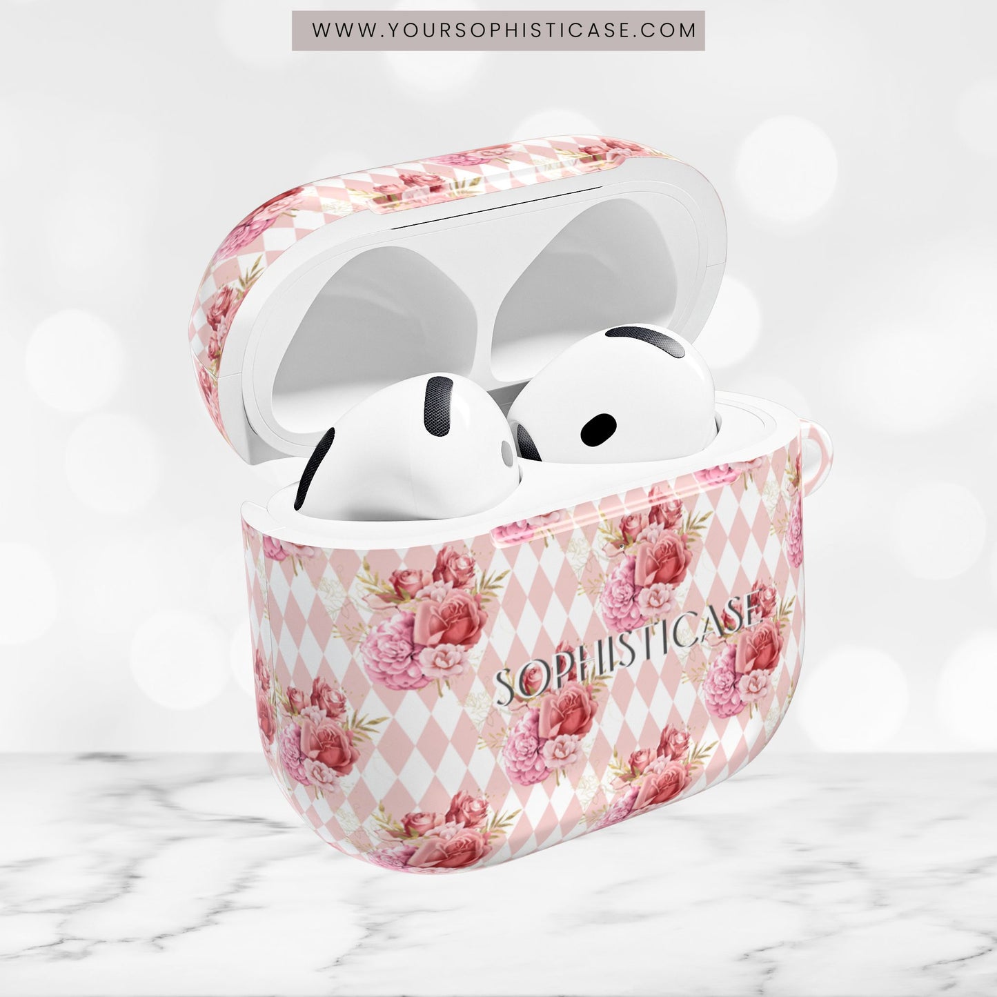 AirPod Cases - Rose Diamond Romance in Juliette