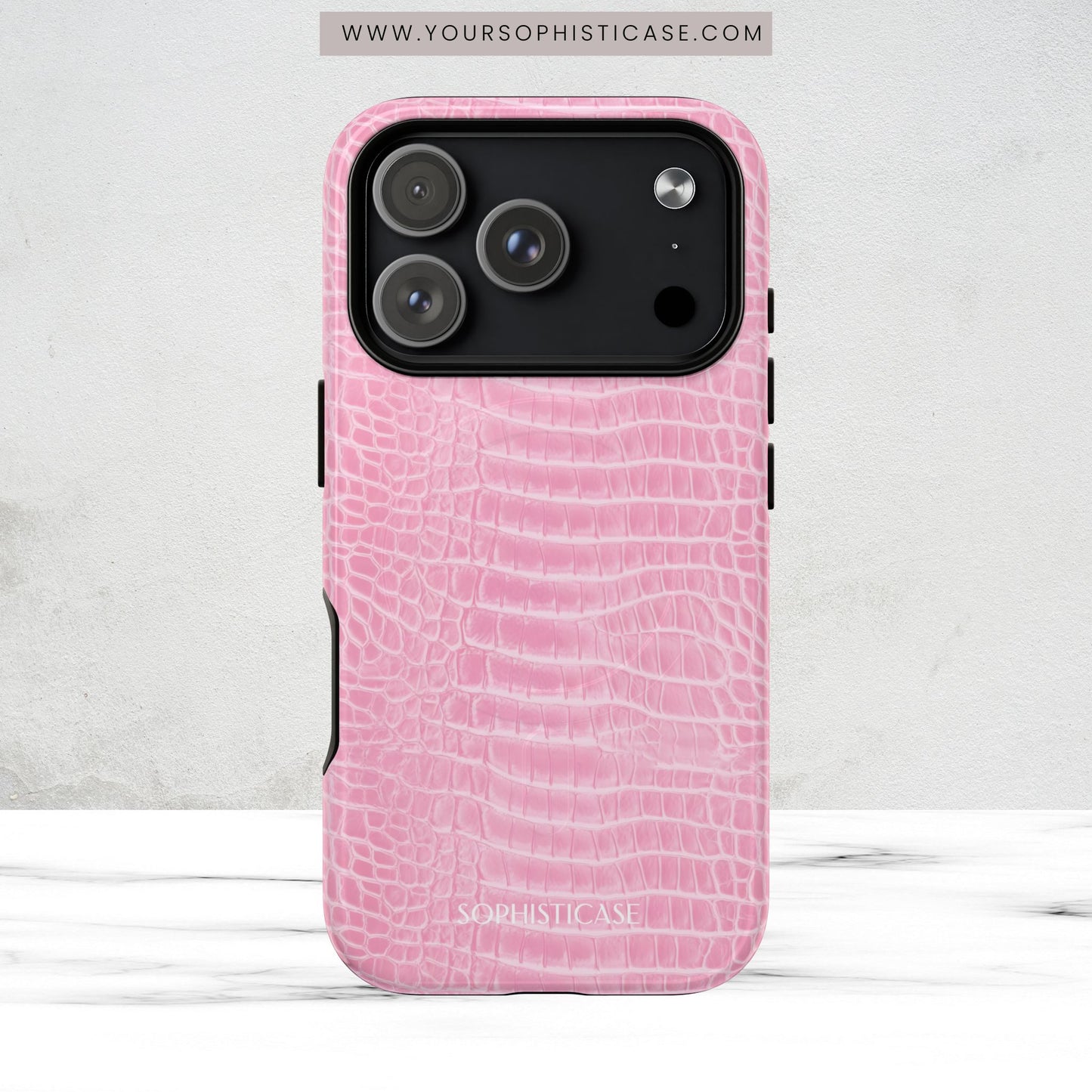 Luxe Leather in Pink - Magsafe Case