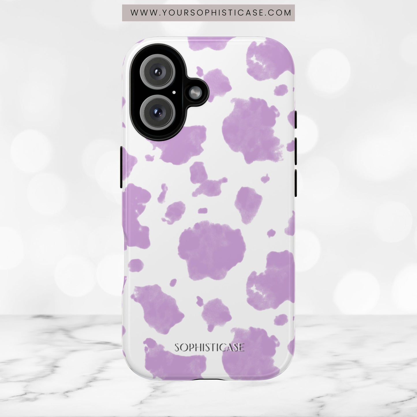 Holy Cow in Purple - iPhone Case
