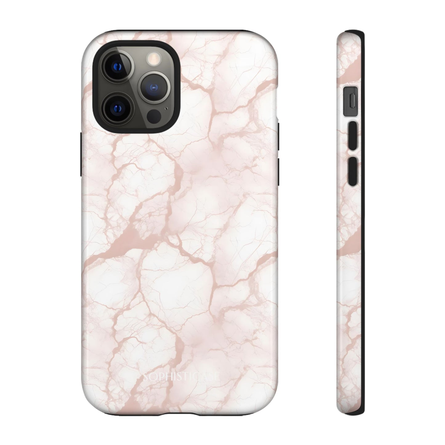 Marble Opulence in Neutral Beige - iPhone Case