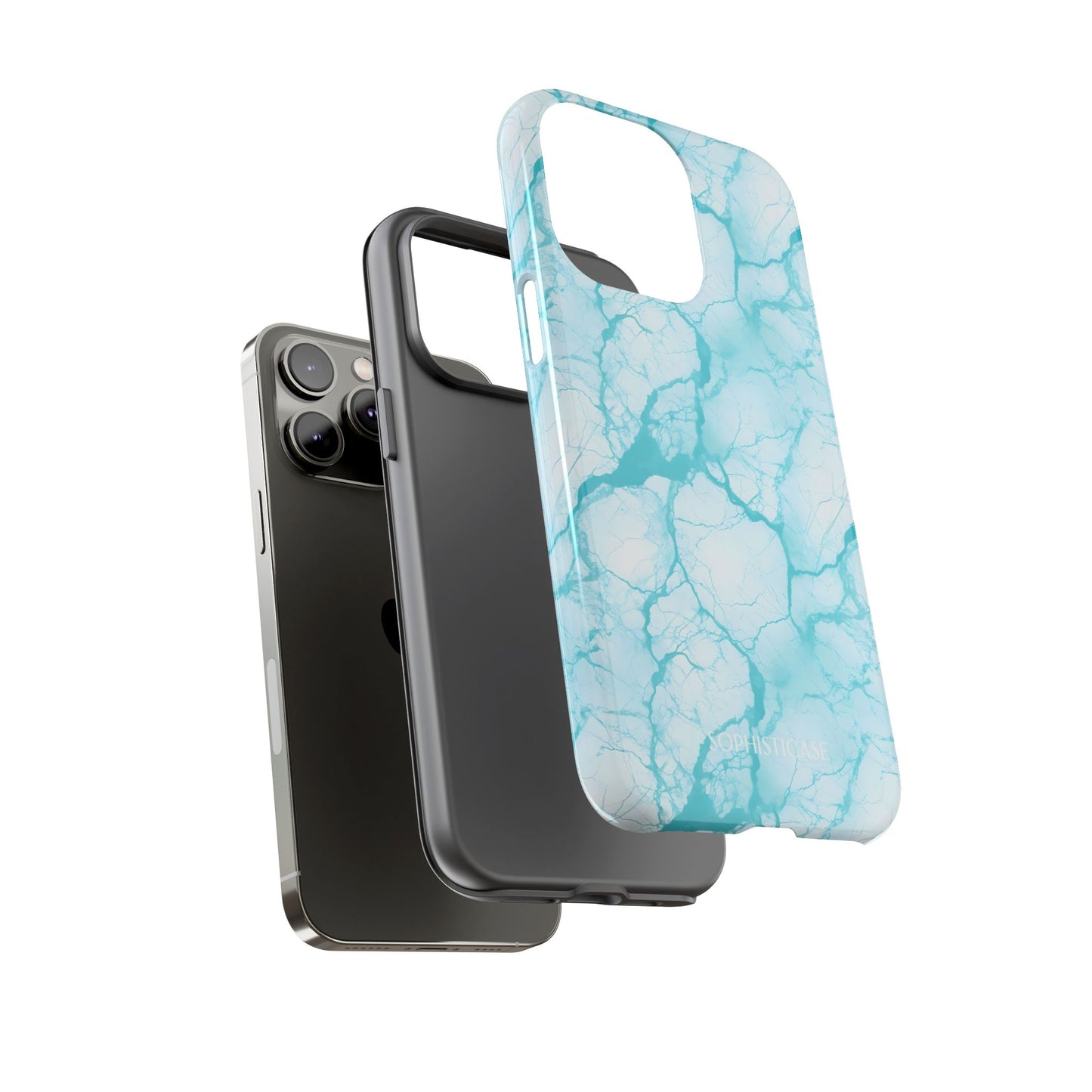 Marble Opulence in Aqua - Tough Phone Case