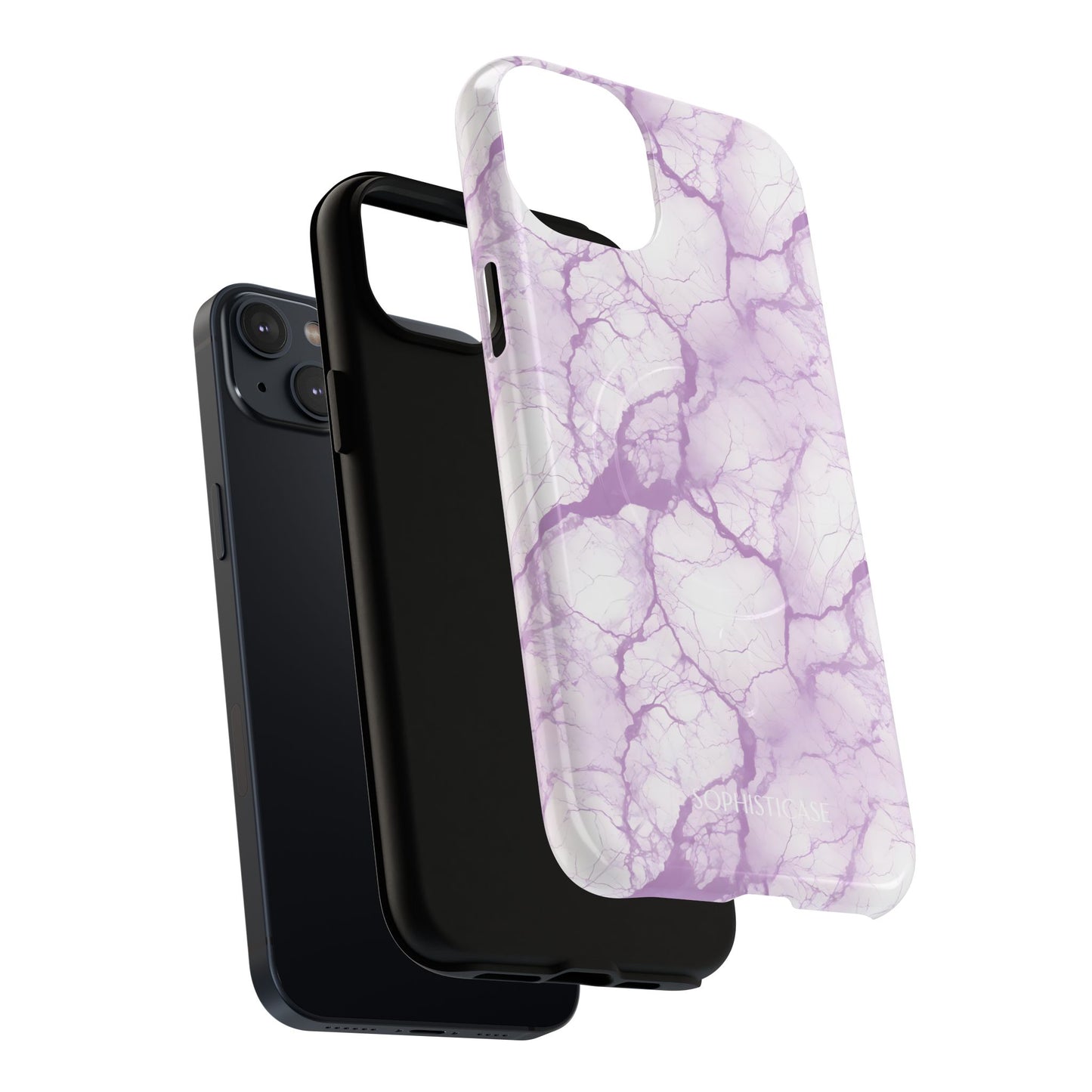 Marble Opulence in Purple - Magsafe Case