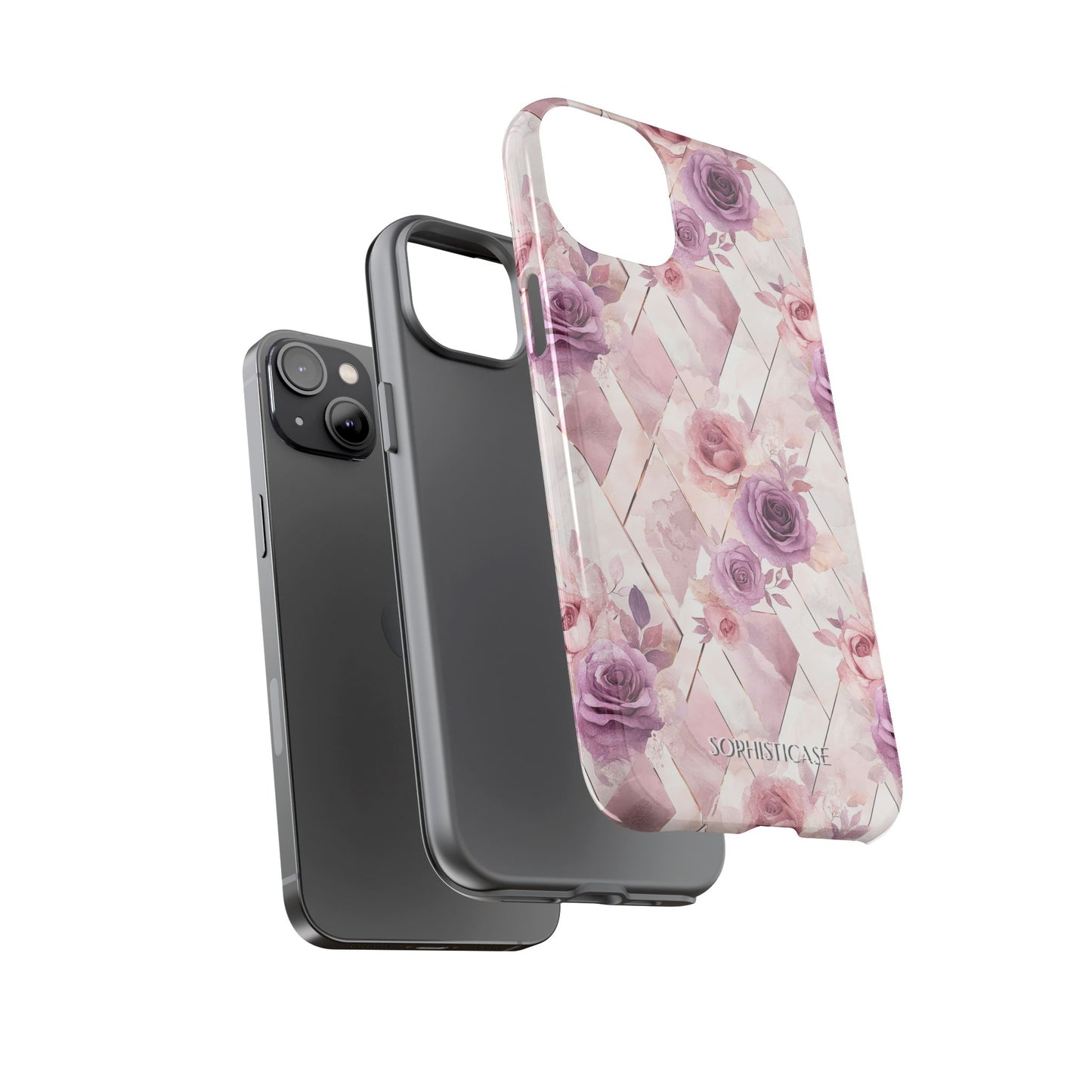 Royal Floral in Mauve Rose - Tough Phone Case
