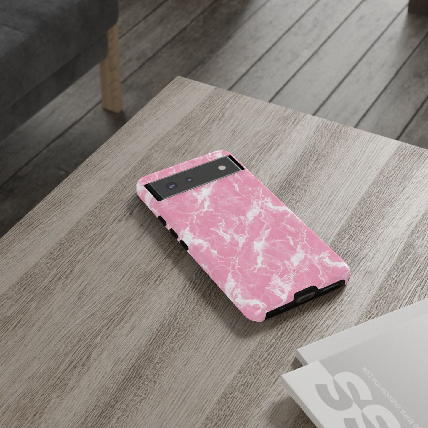 Marble Crush in Pink - Tough Phone Case