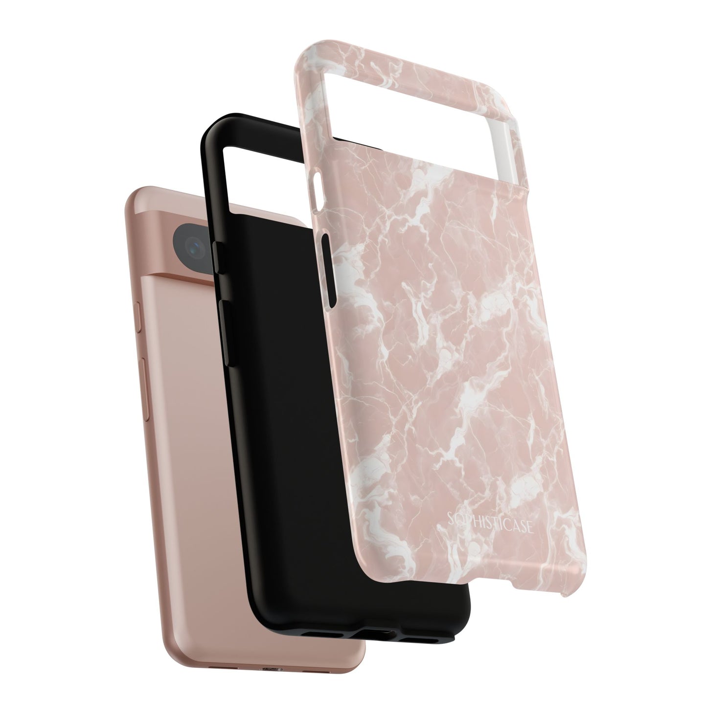 Marble Crush in Neutral Beige - Tough Phone Case