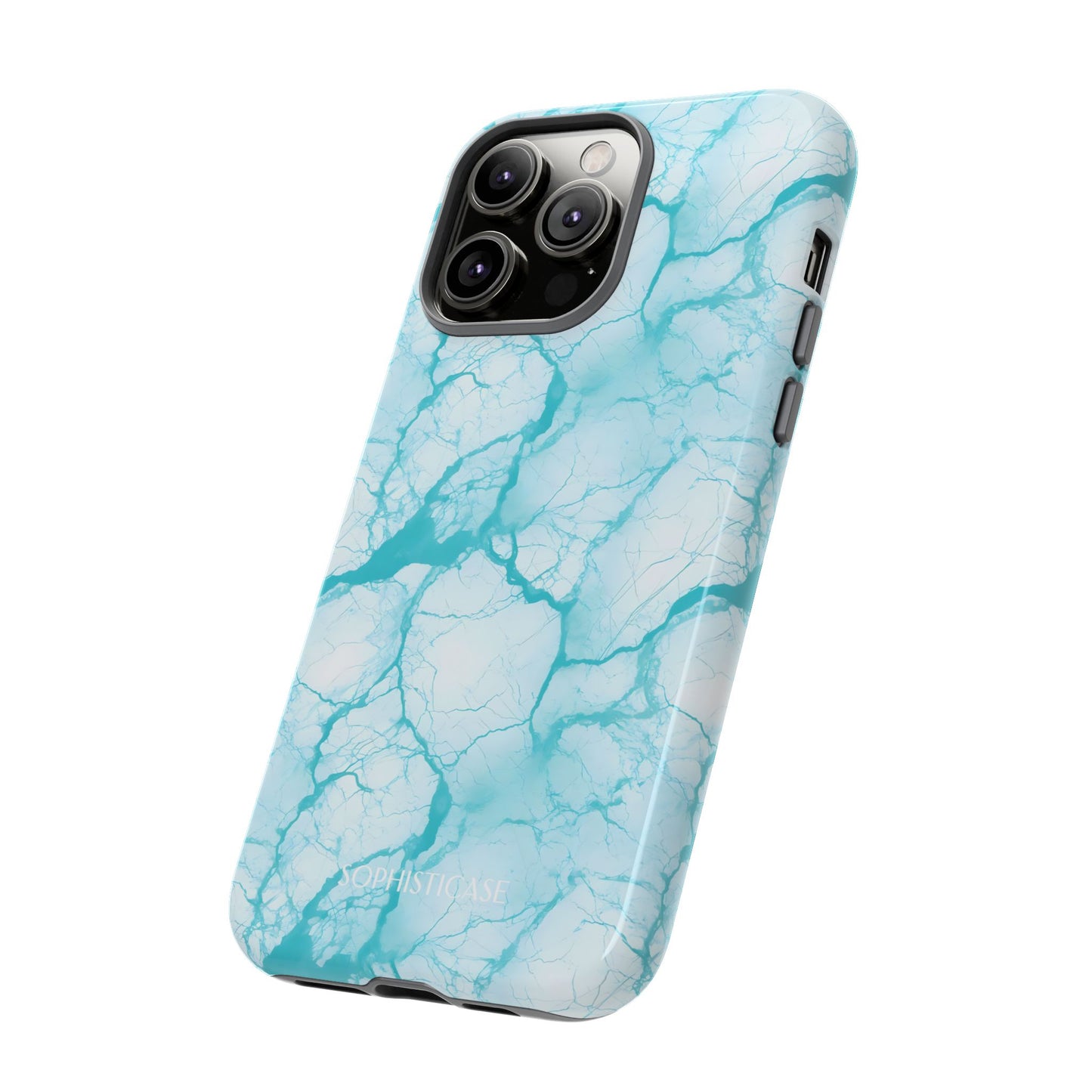 Marble Opulence in Aqua - Tough Phone Case