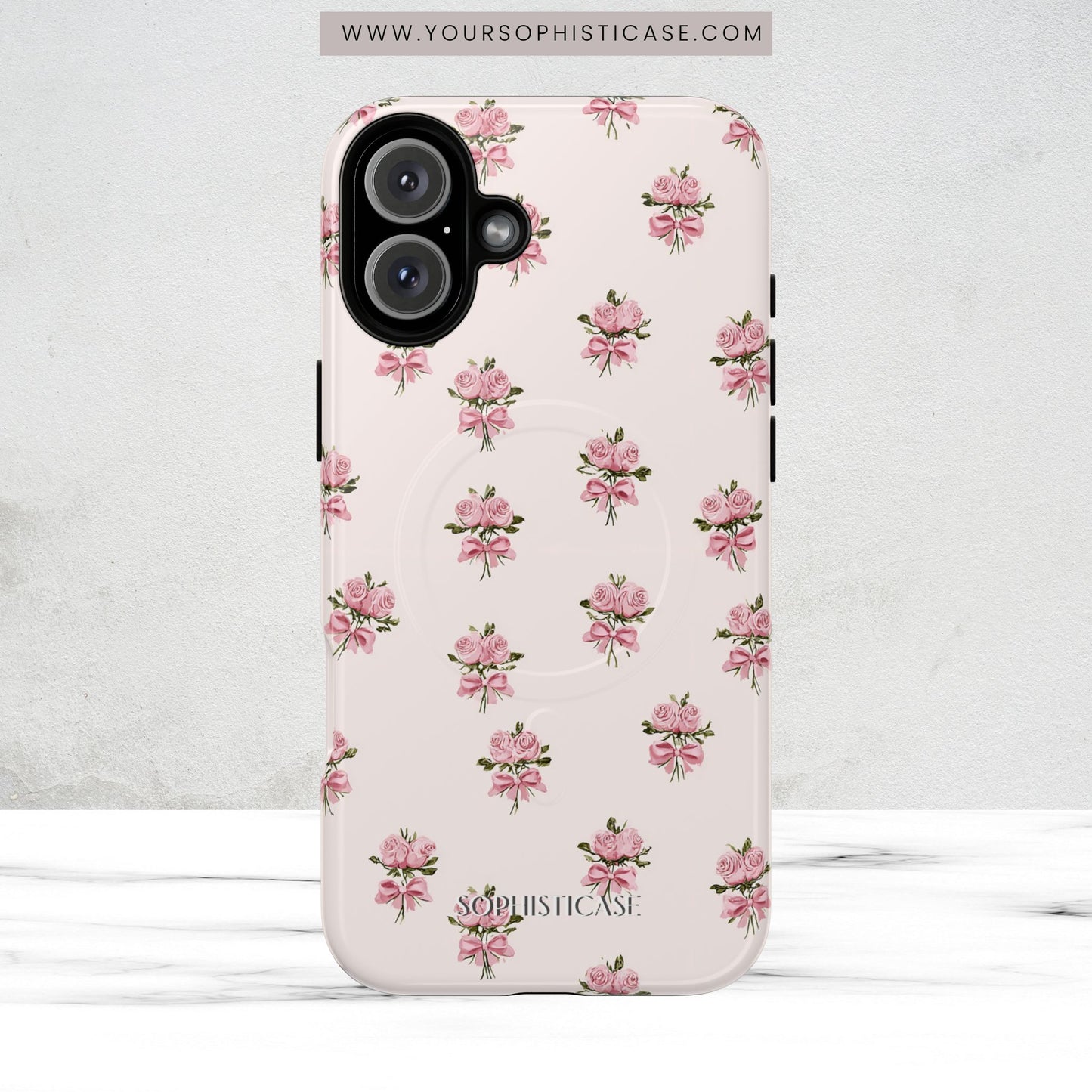 The Sweetest Thing in Coquette Rose Bouquet - Magsafe Case