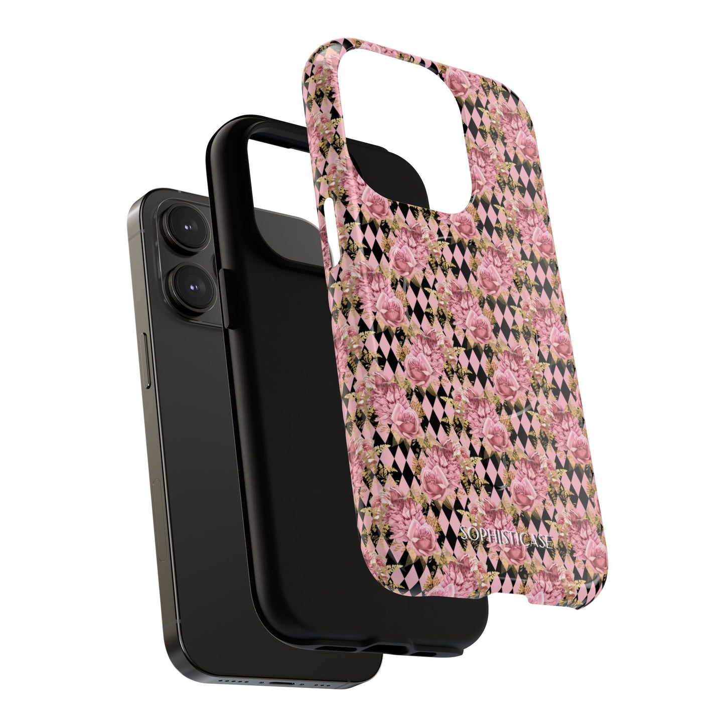 Rose Diamond Romance in Valentina - Magsafe Phone Case
