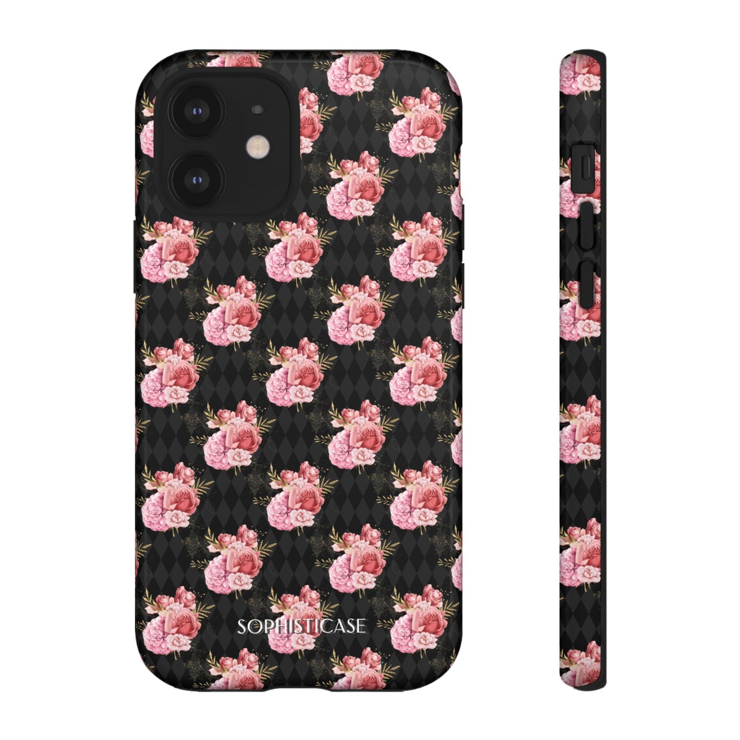 Rose Diamond Romance in Vivienne - iPhone Case