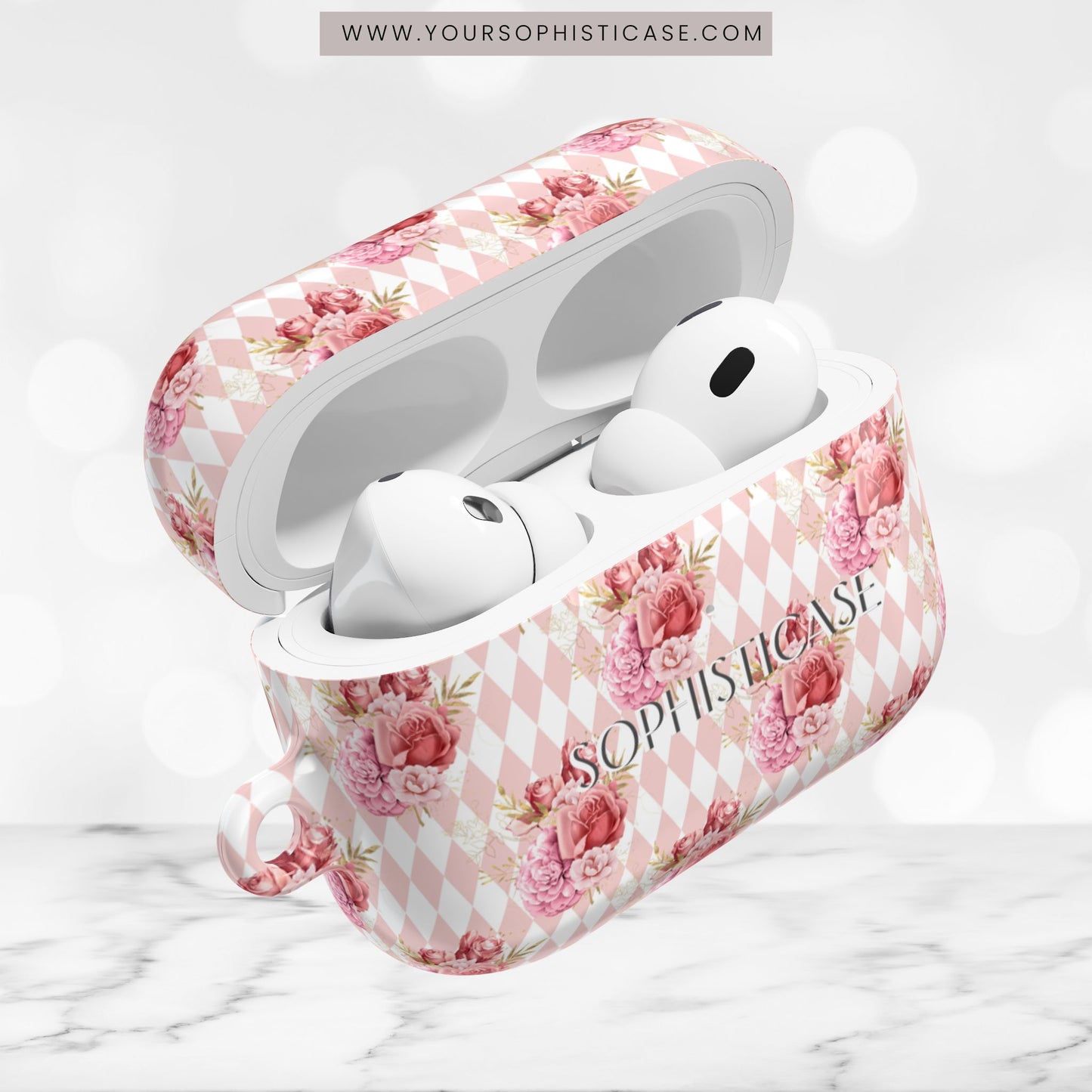 AirPod Cases - Rose Diamond Romance in Juliette